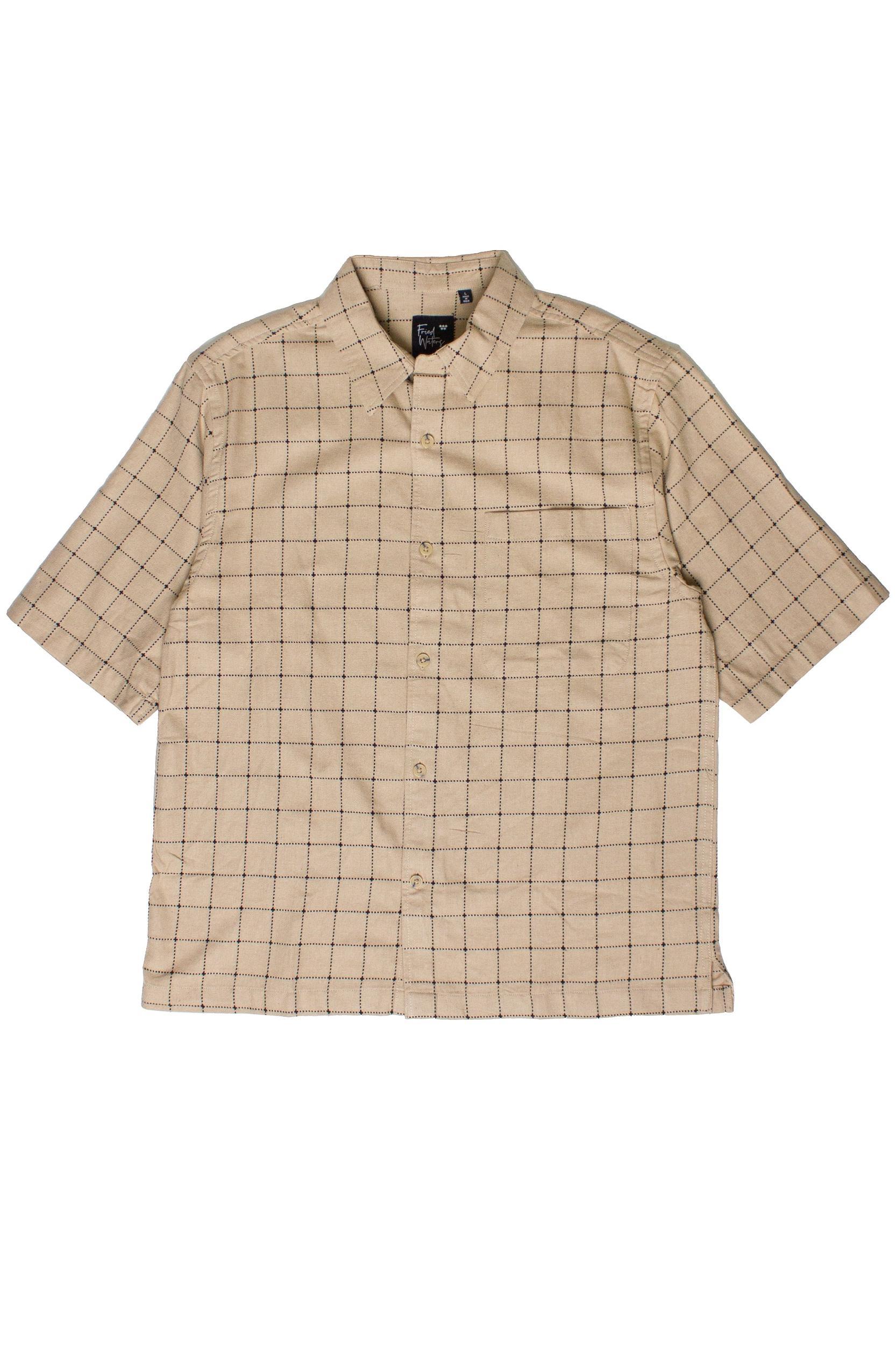 Grid Pattern Button Up Shirt Product Image