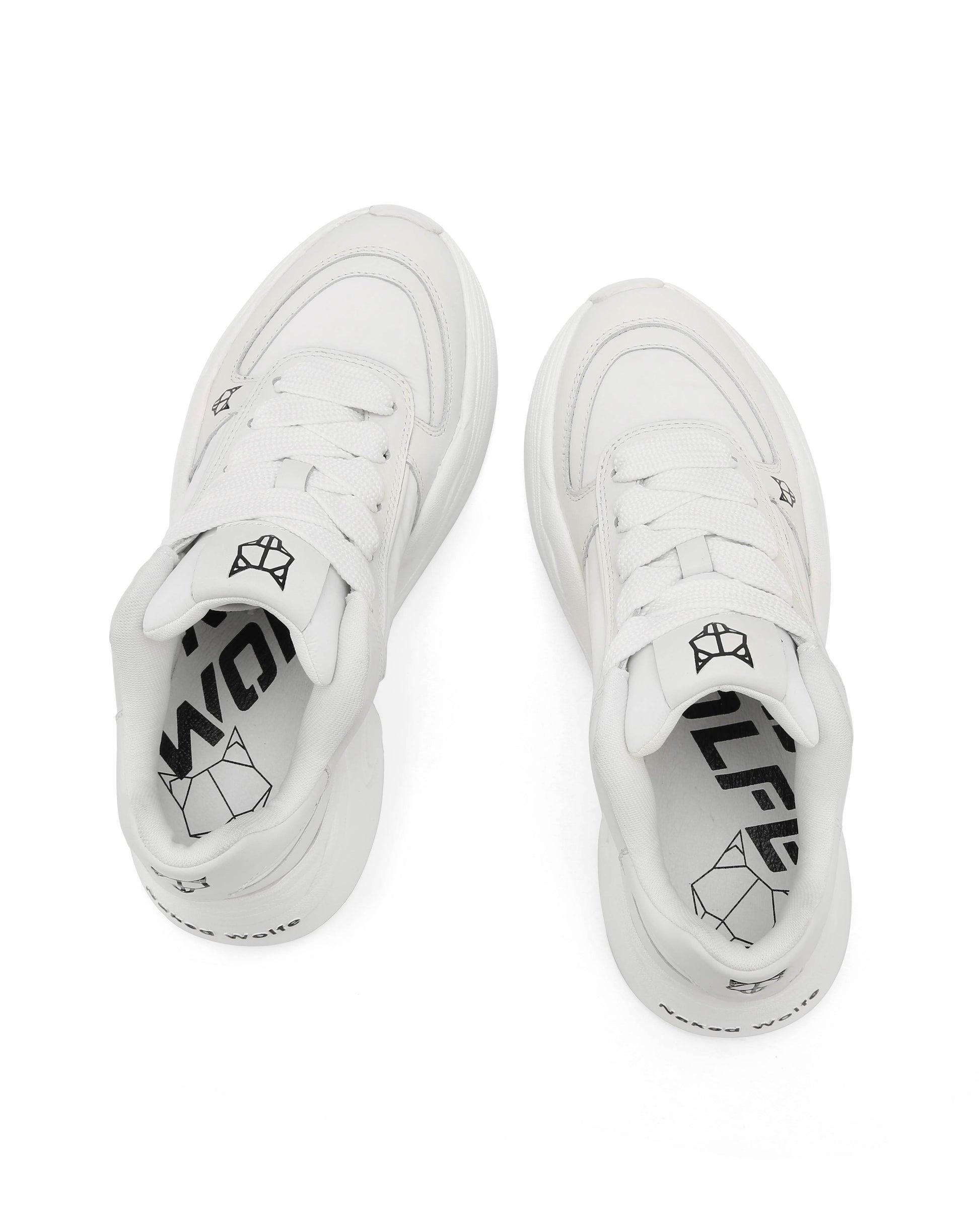 Temple White Leather Product Image