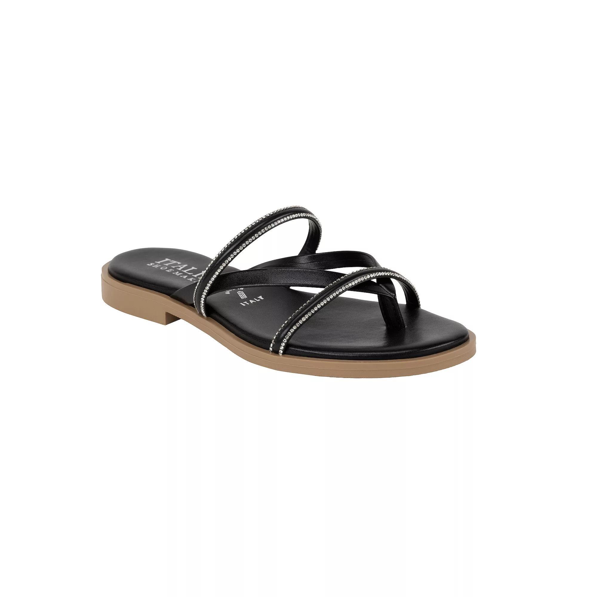 Italian Shoemakers Liesel Women's Thong Sandals, Size: 9, Black Product Image
