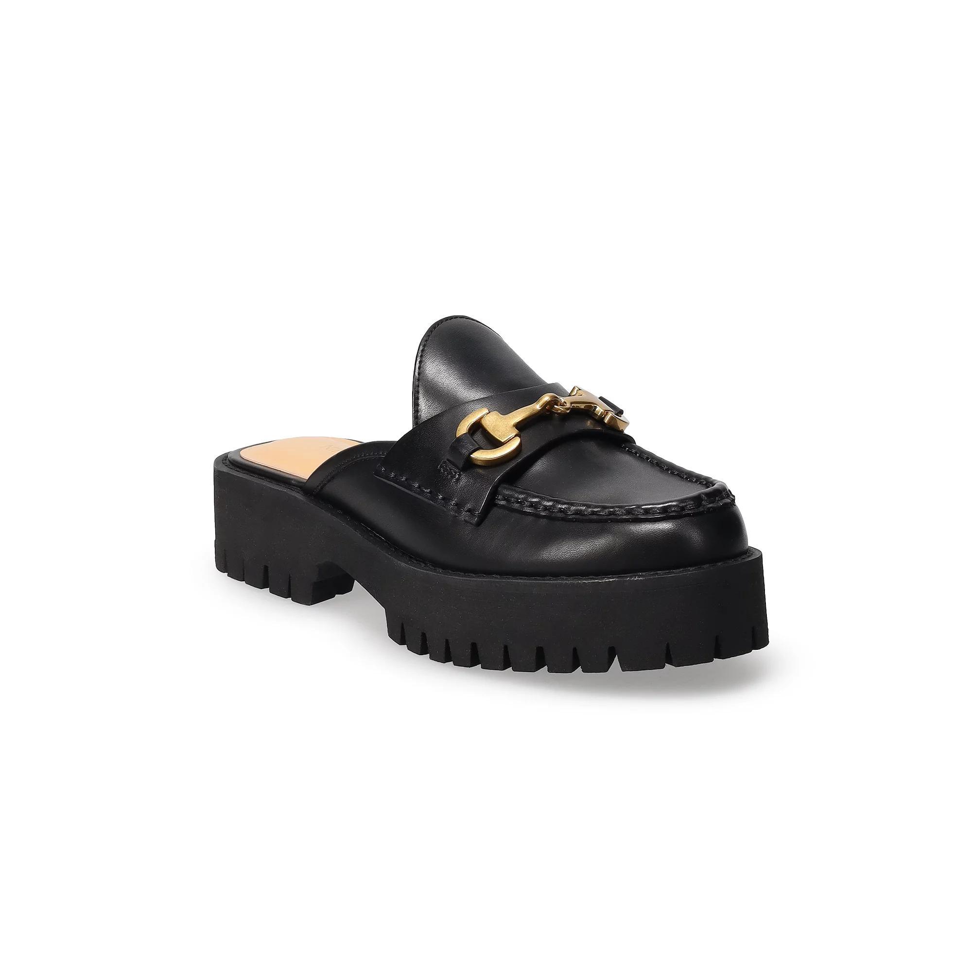 Nine West Drift Women's Lug Sole Mules, Size: 11, Black Product Image