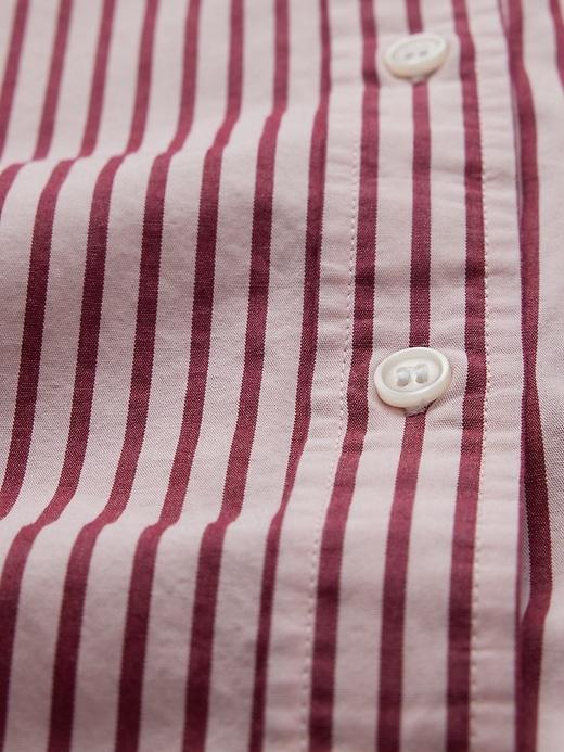Organic Cotton Poplin Cropped Shirt Product Image