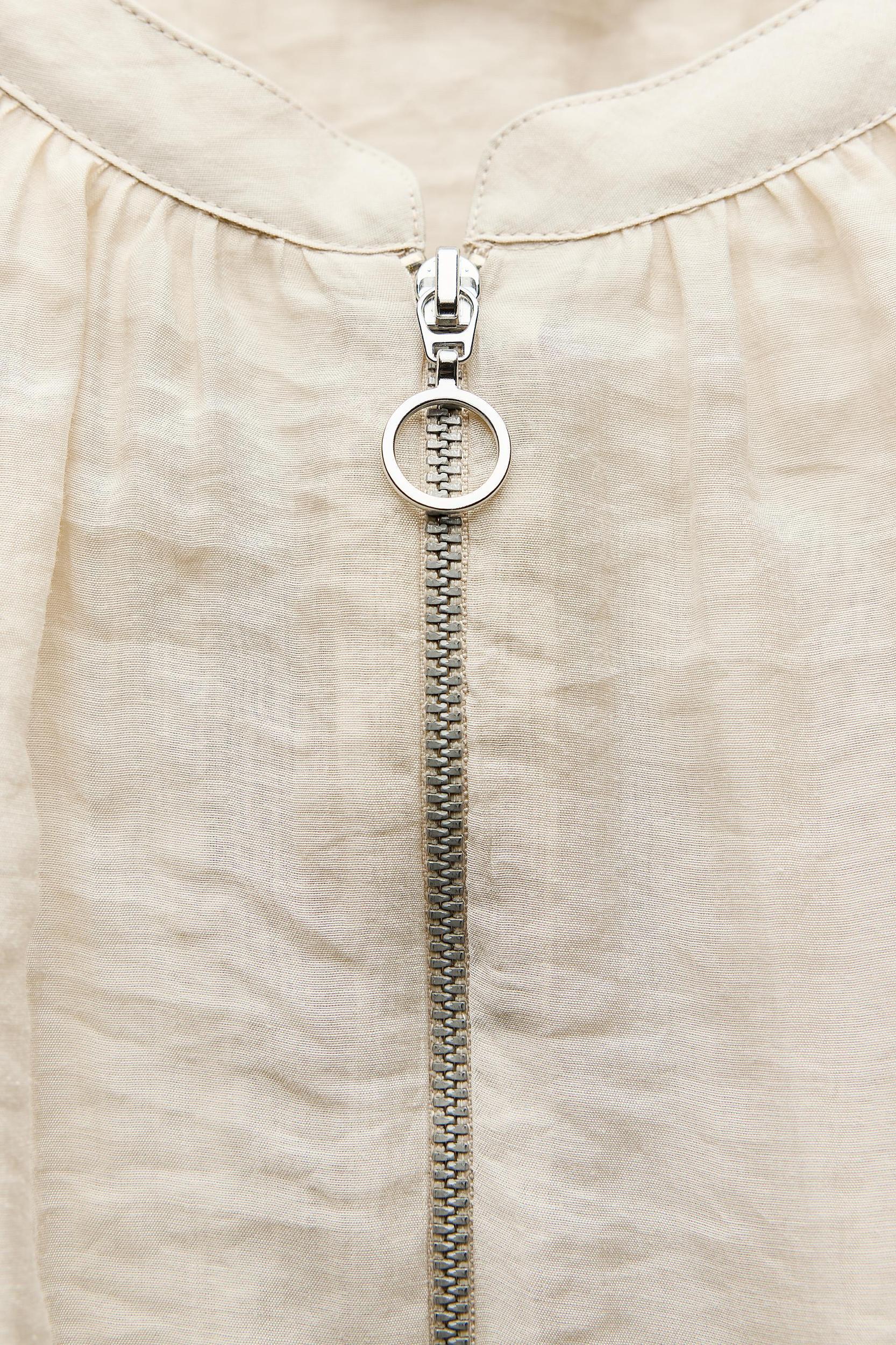 ZIPPERED BLOUSE ZW COLLECTION Product Image