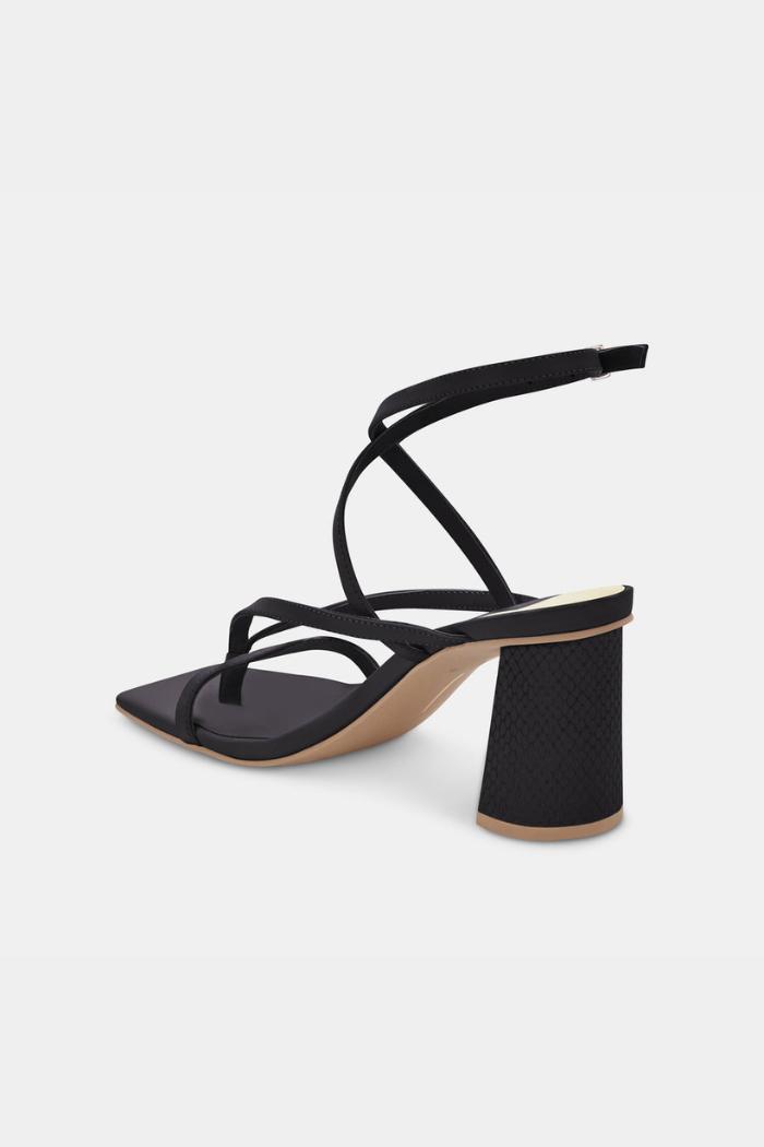 Paroo Heels - Black Leather Product Image