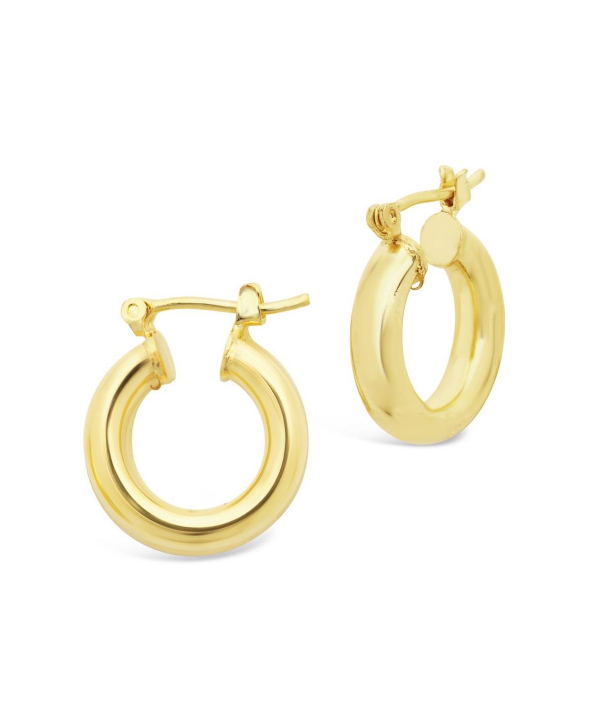Sterling Forever Chunky Hoop Earrings Product Image