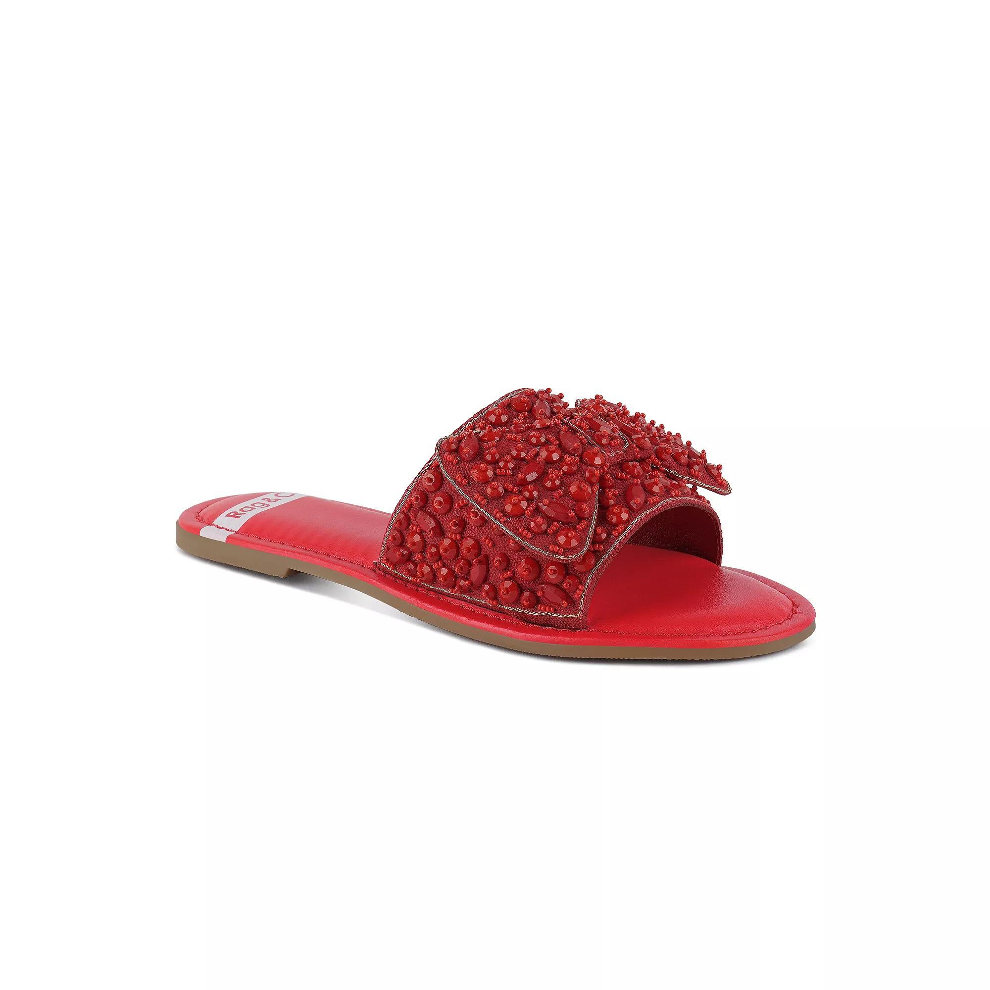 Rag & Co Pipa Women's Sandals, Size: 5, Red Product Image
