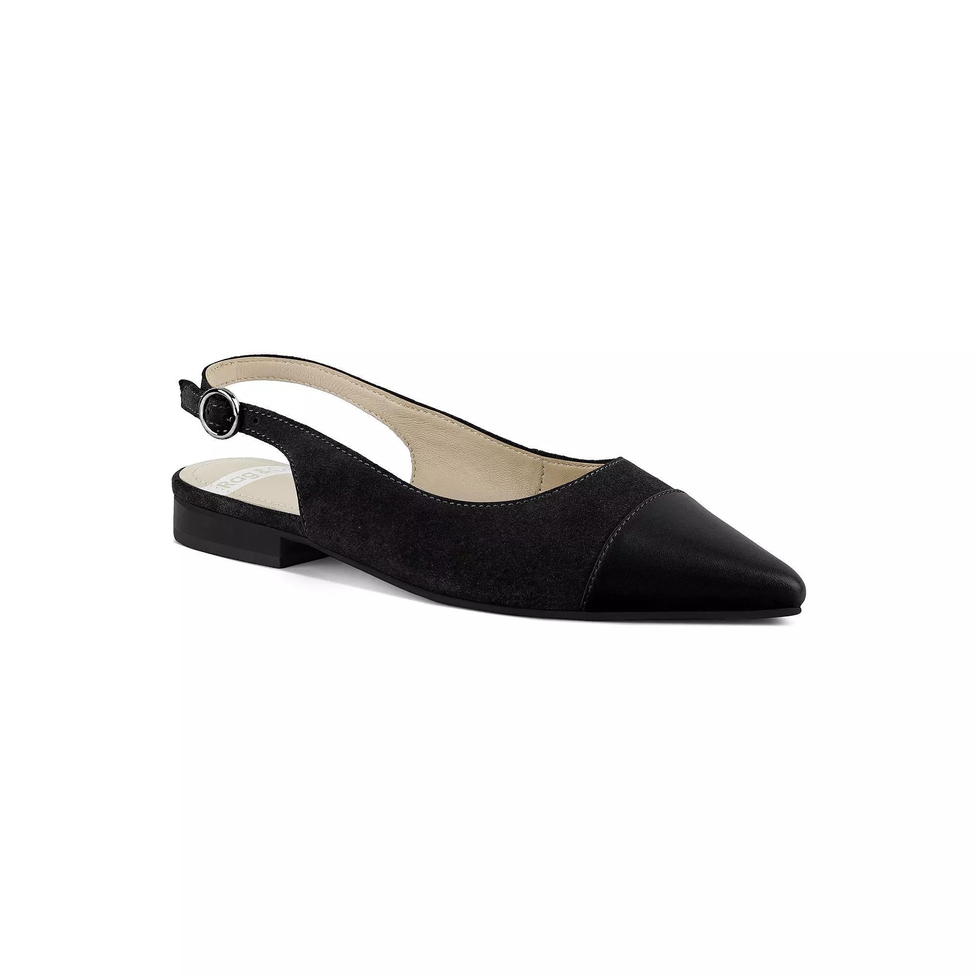 Rag & Co Uwaha Women's Flats, Size: 6, Black Product Image