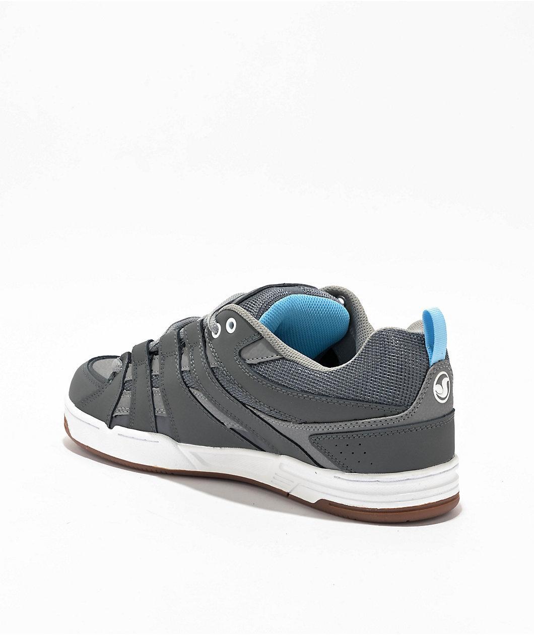 DVS Primo Grey & White Skate Shoes Product Image