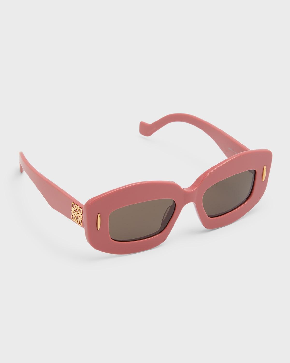 Loewe Chunky Anagram Rectangular Sunglasses, 49mm Product Image