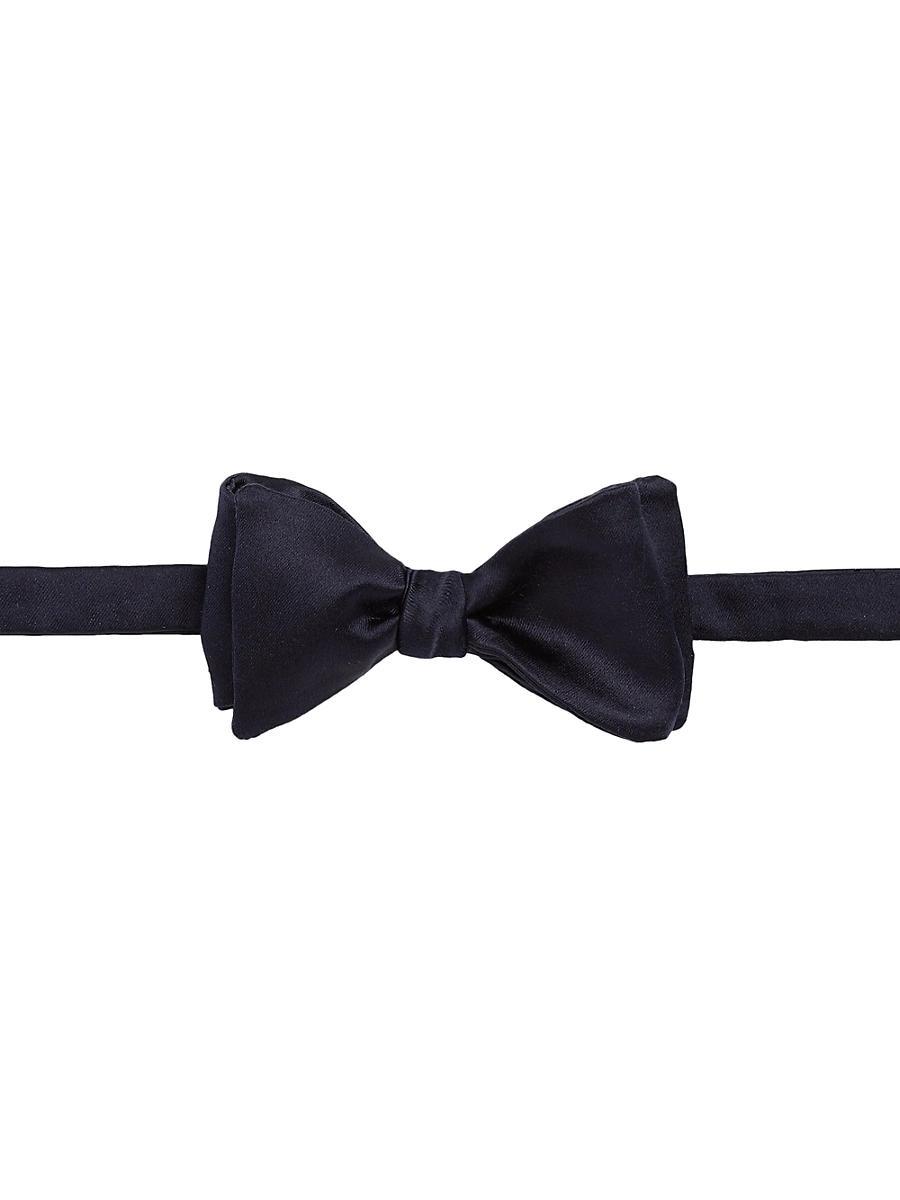 Mens Silk Satin Bow Tie Product Image