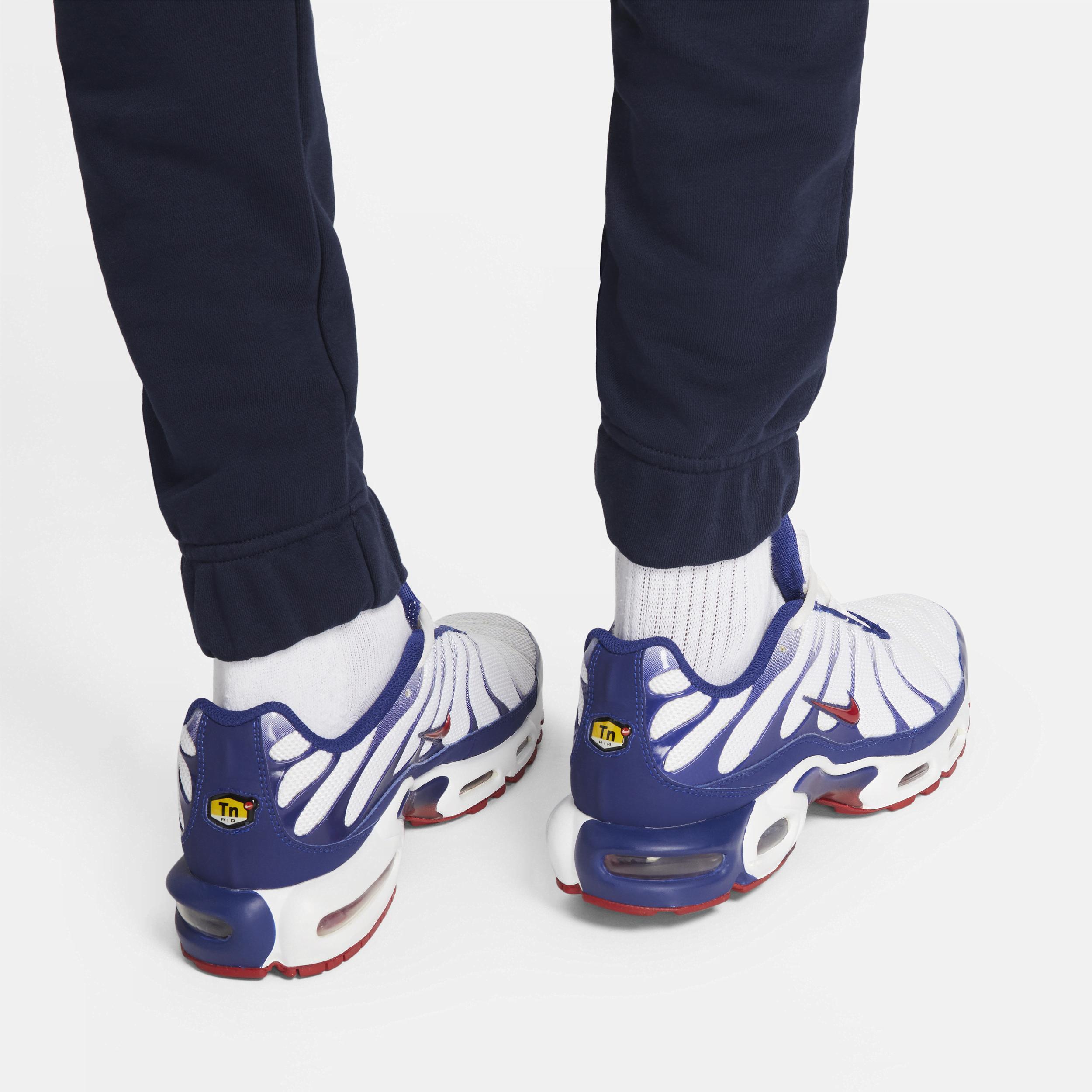 Men's Nike Navy Barcelona Fleece Team Pants, Size: Medium, Bar Blue Product Image