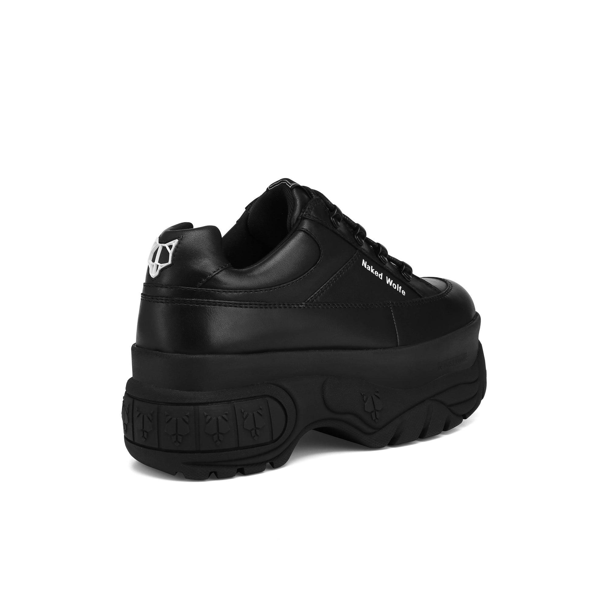 Sporty Black Leather Product Image