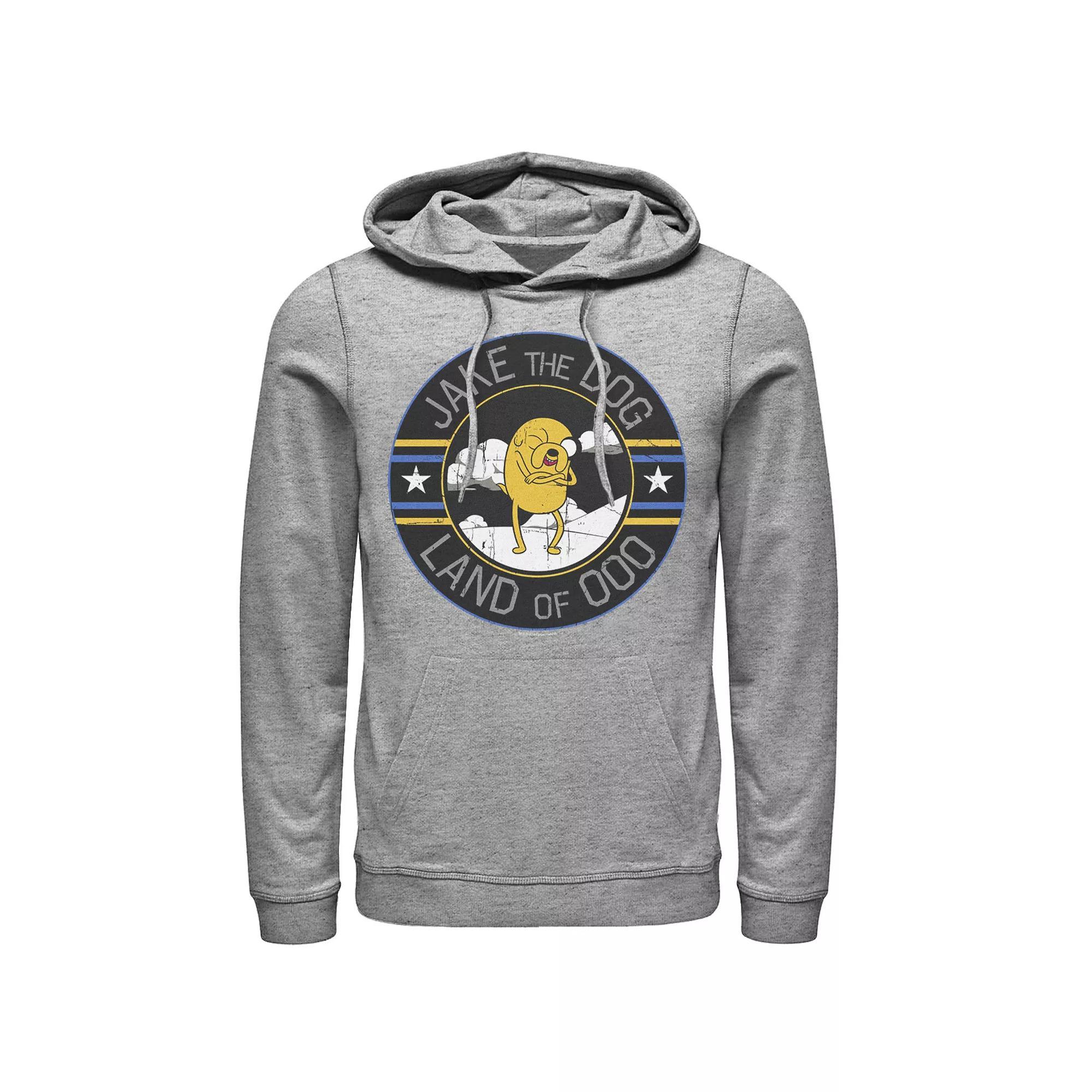 Men's Cartoon Network Adventure Time Jake The Dog Land Of Ooo Hoodie, Size: Medium, Black Product Image