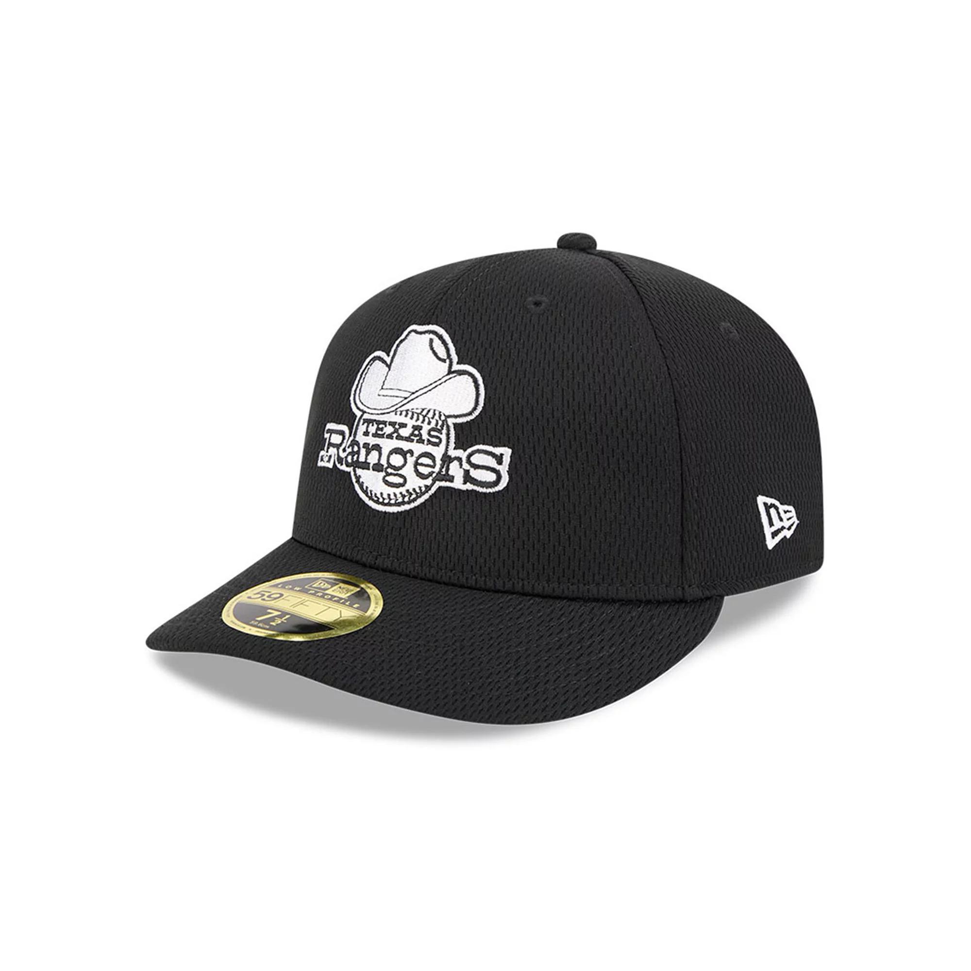 Men's New Era Black Texas Rangers 2025 MLB Clubhouse Low Profile 59FIFTY Fitted Hat, Size: 7 3/8 Product Image