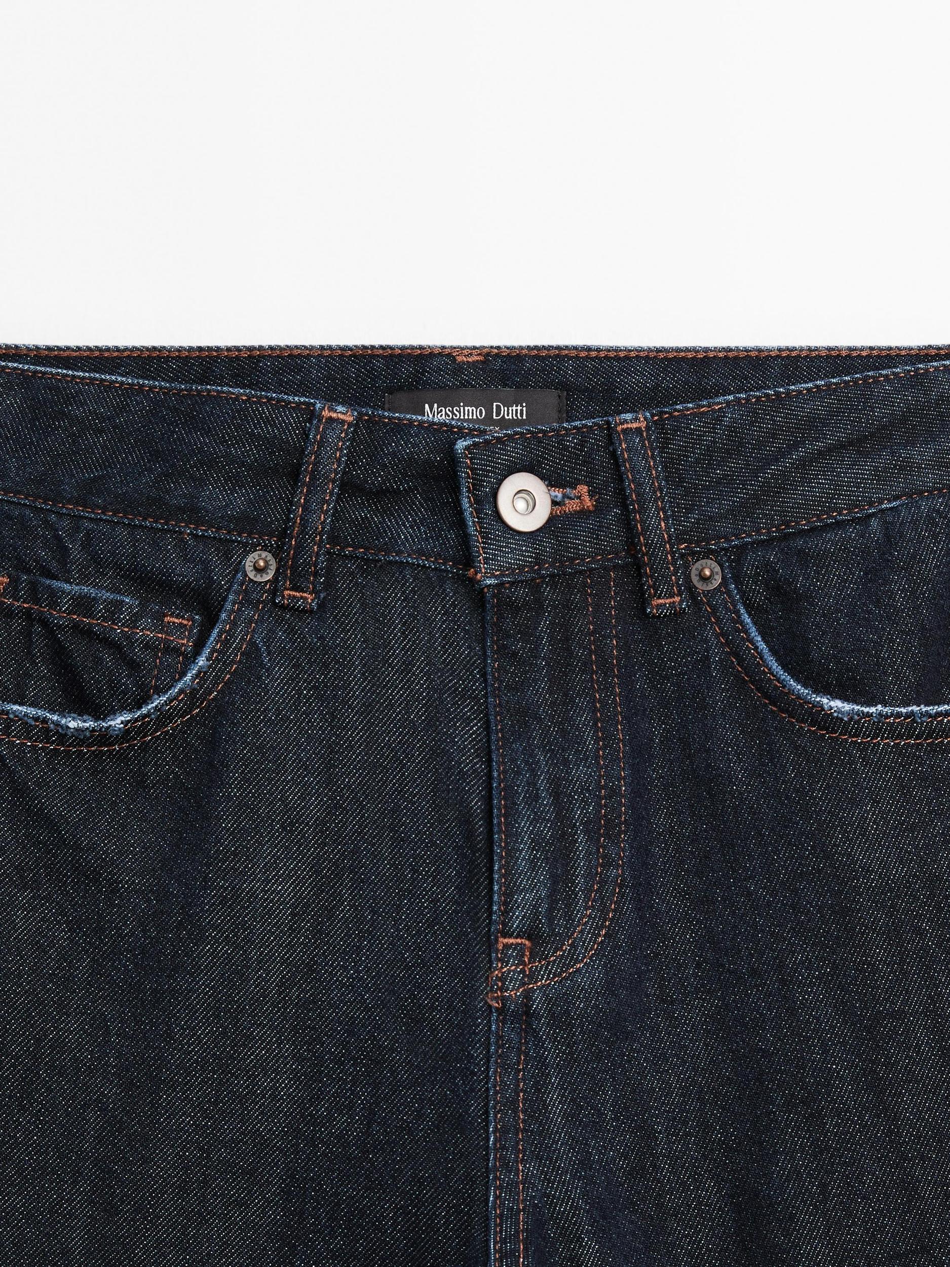 Mid-rise straight-leg jeans Product Image