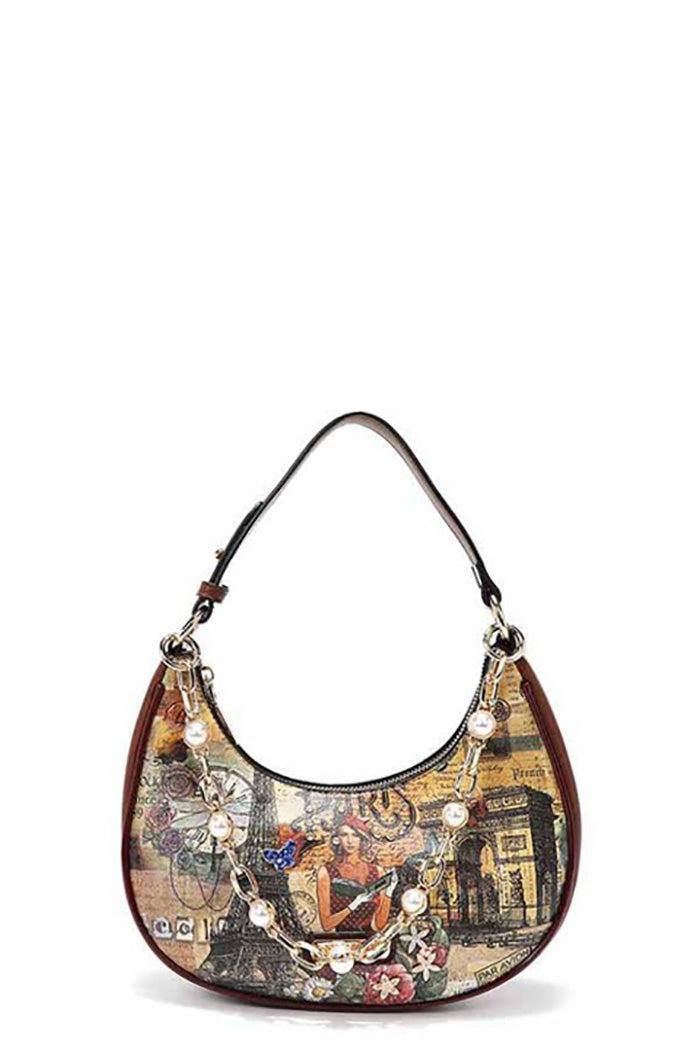 PEARL CHAIN LINK SHOULDER BAG Product Image
