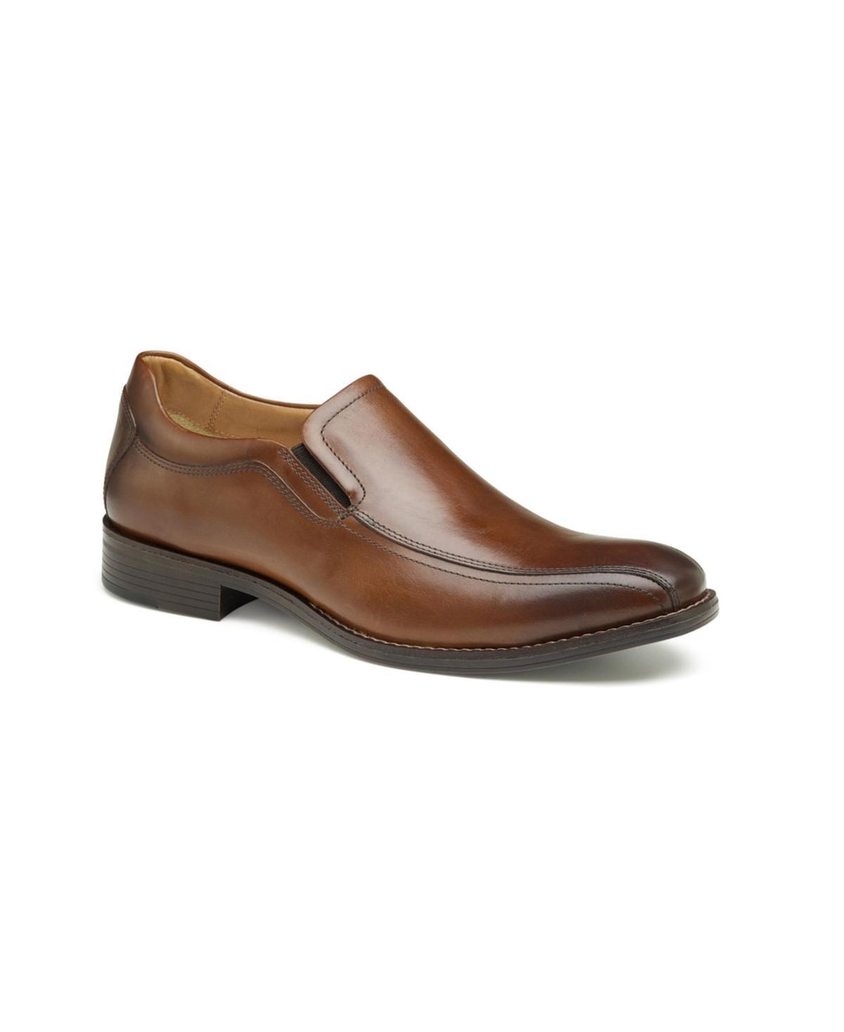 Johnston  Murphy Mens Lewis Leather Bike Toe Venetian Loafers Product Image