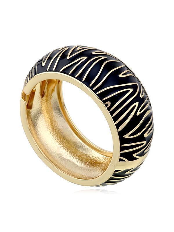 Geometric Zebra-Stripe Bracelet Accessories Product Image