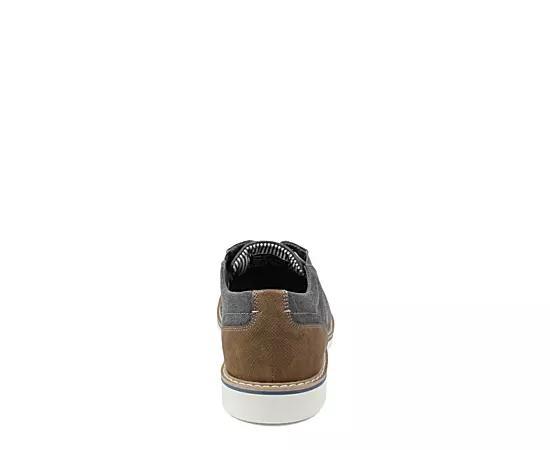 Nunn Bush® Barklay Men's Canvas Oxford Shoes, Size: 14, Grey Light Blue Product Image
