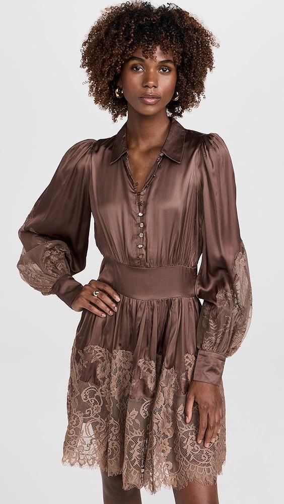 byTiMo Satin Lace Dress | Shopbop Product Image