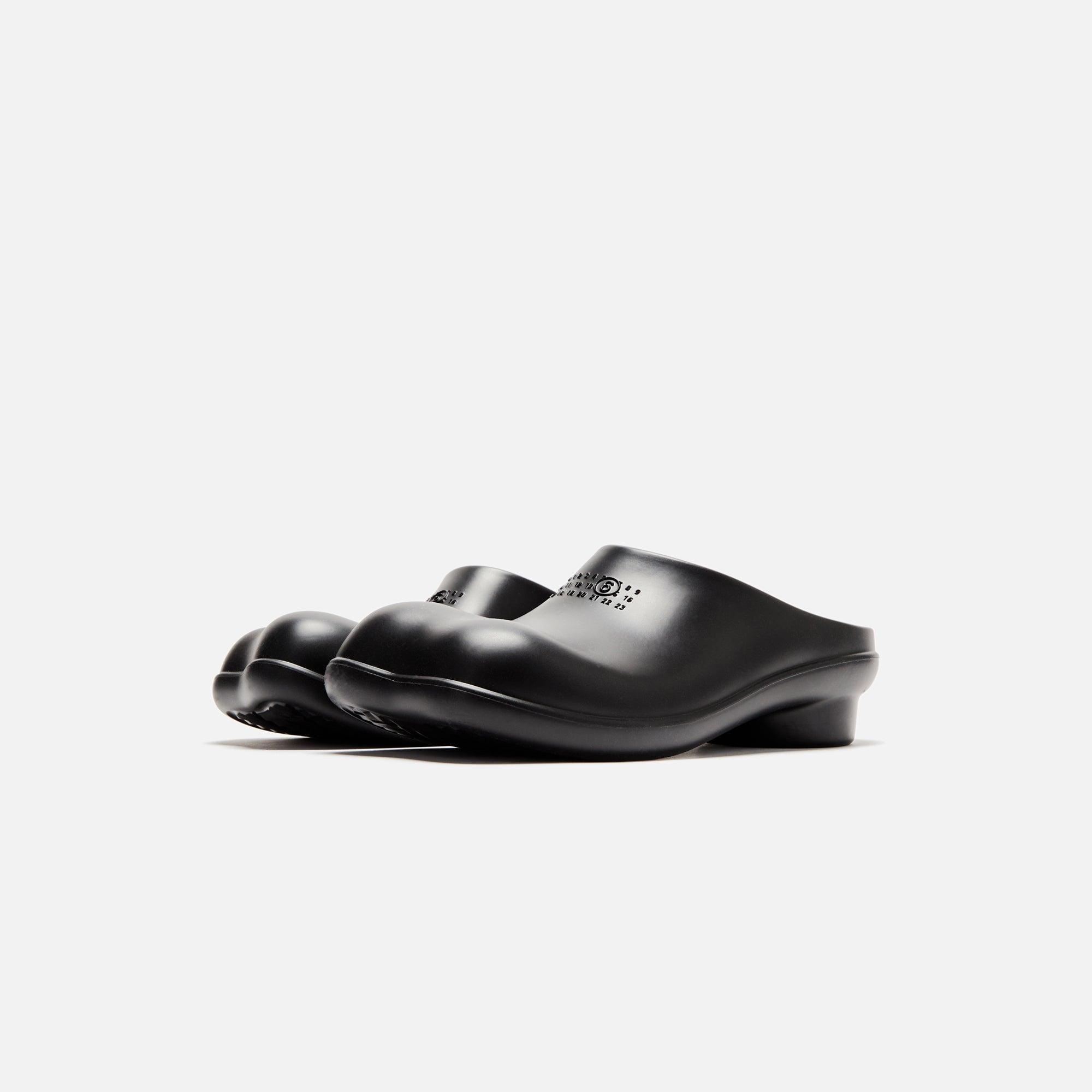 MM6 Maison Margiela Anatomic Clog Slipper - Black Male Product Image