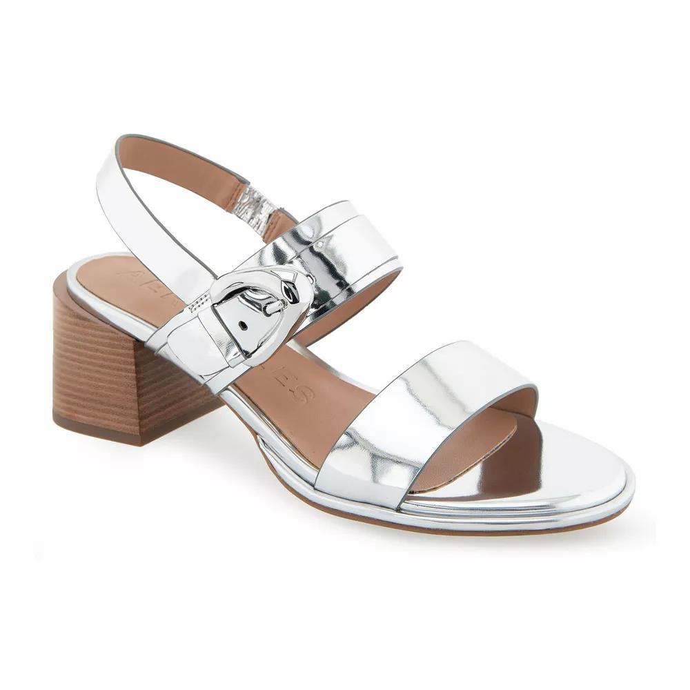 Aerosoles Nova Women's Dress Sandals, Size: 8.5, Silver Mirror Grey Product Image