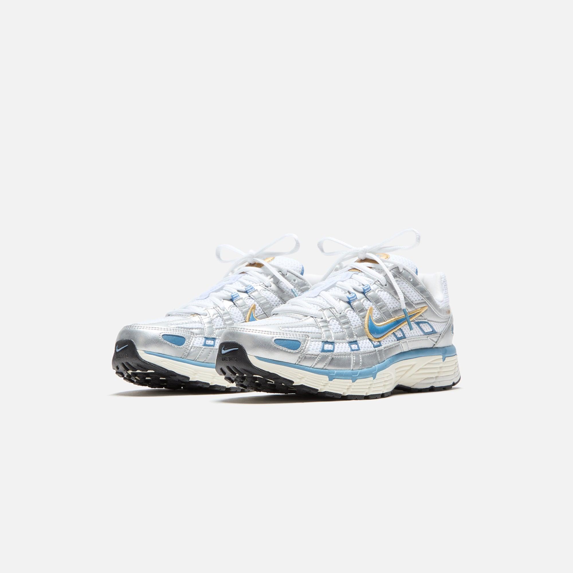 Nike P-6000 - White / Aegean Storm / Metallic Silver Male Product Image