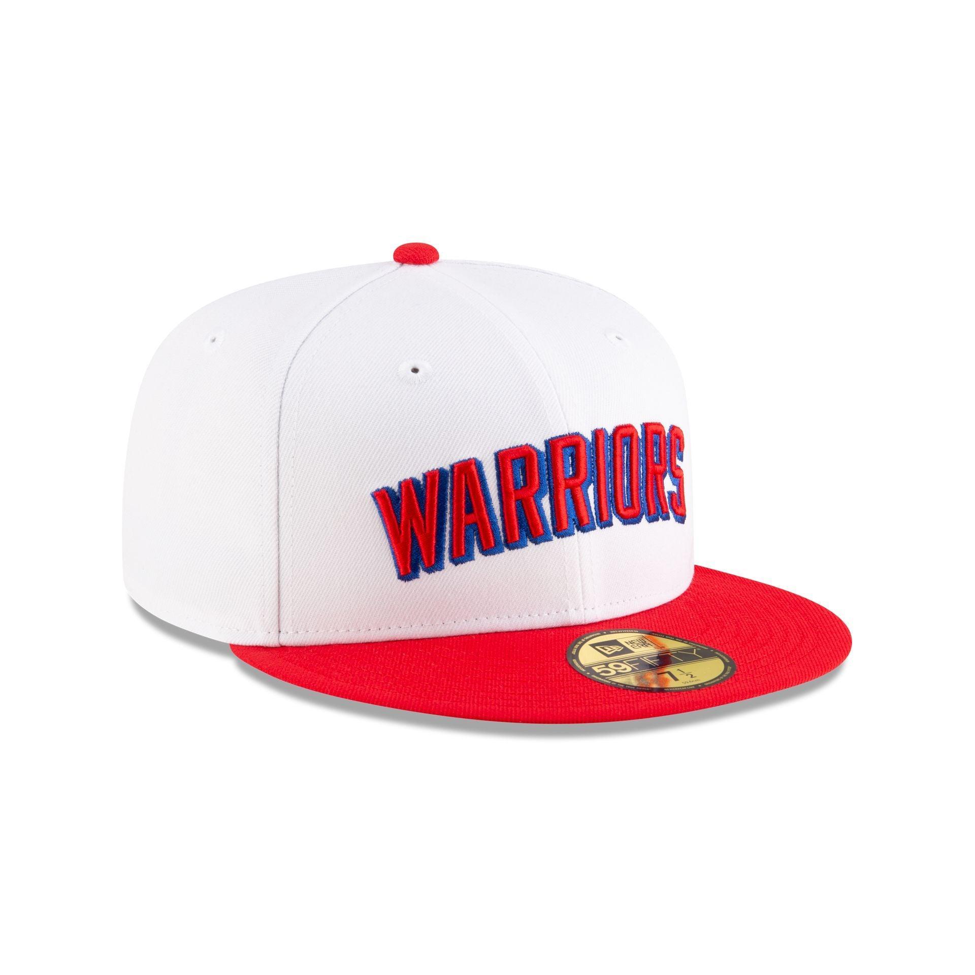 Golden State Warriors Classic Edition White 59FIFTY Fitted Hat Male Product Image