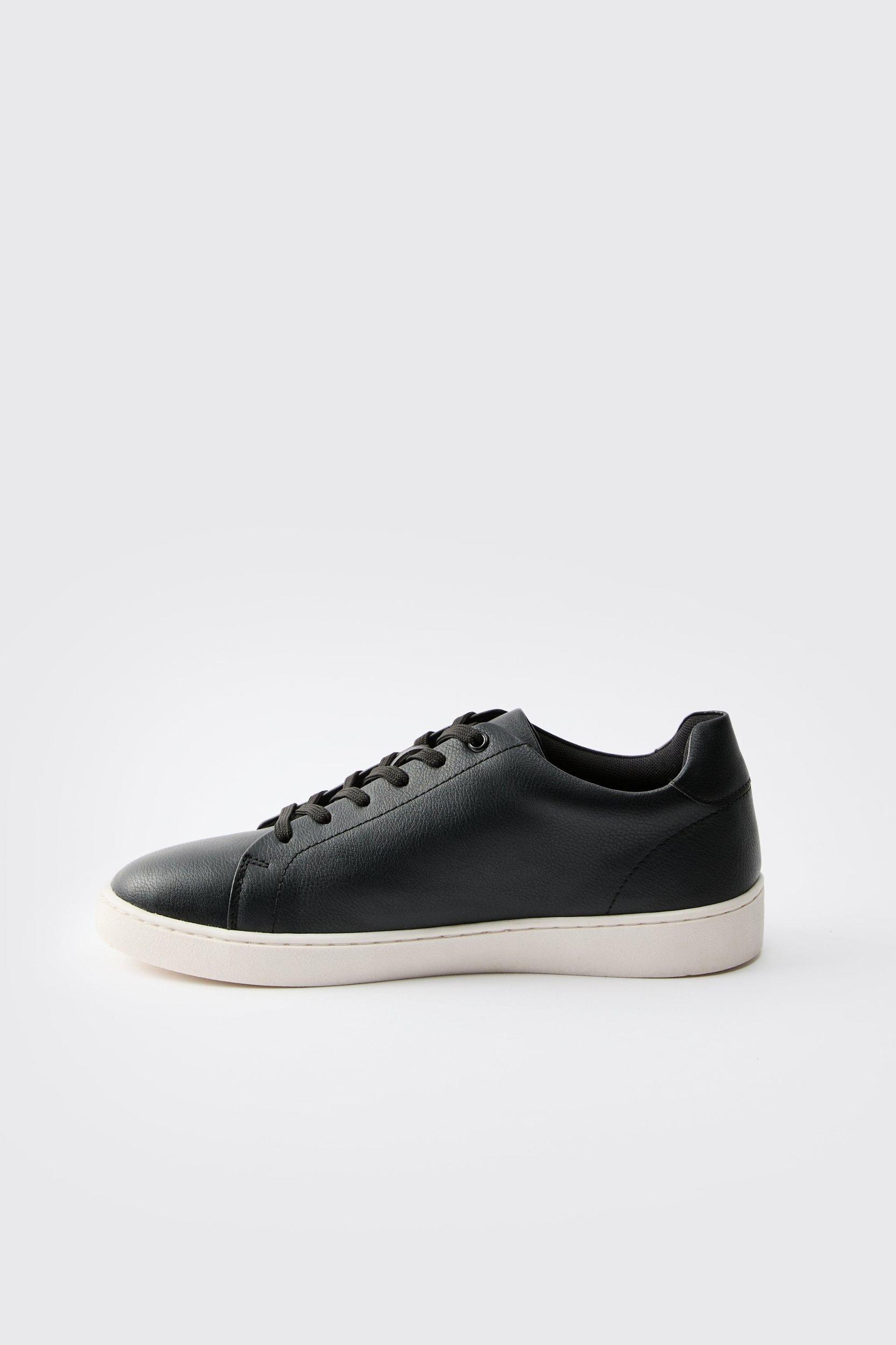 Essential PU Trainer | boohooMAN USA Product Image