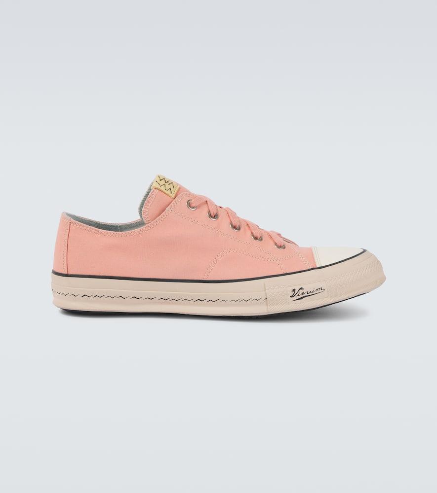 VISVIM Skagway L. T. Canvas Sneakers In Pink Product Image