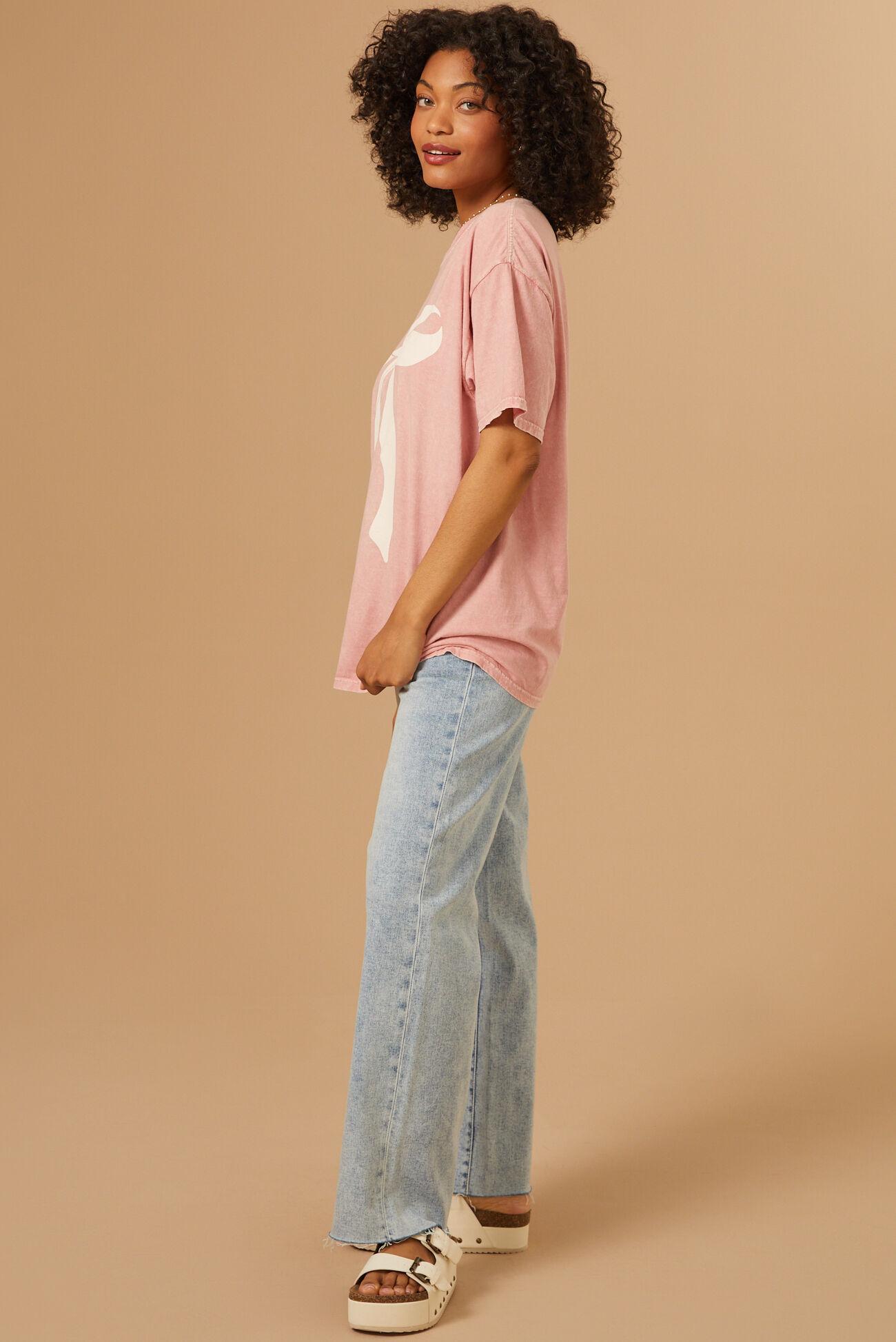 Bow Oversized Graphic Tee Product Image