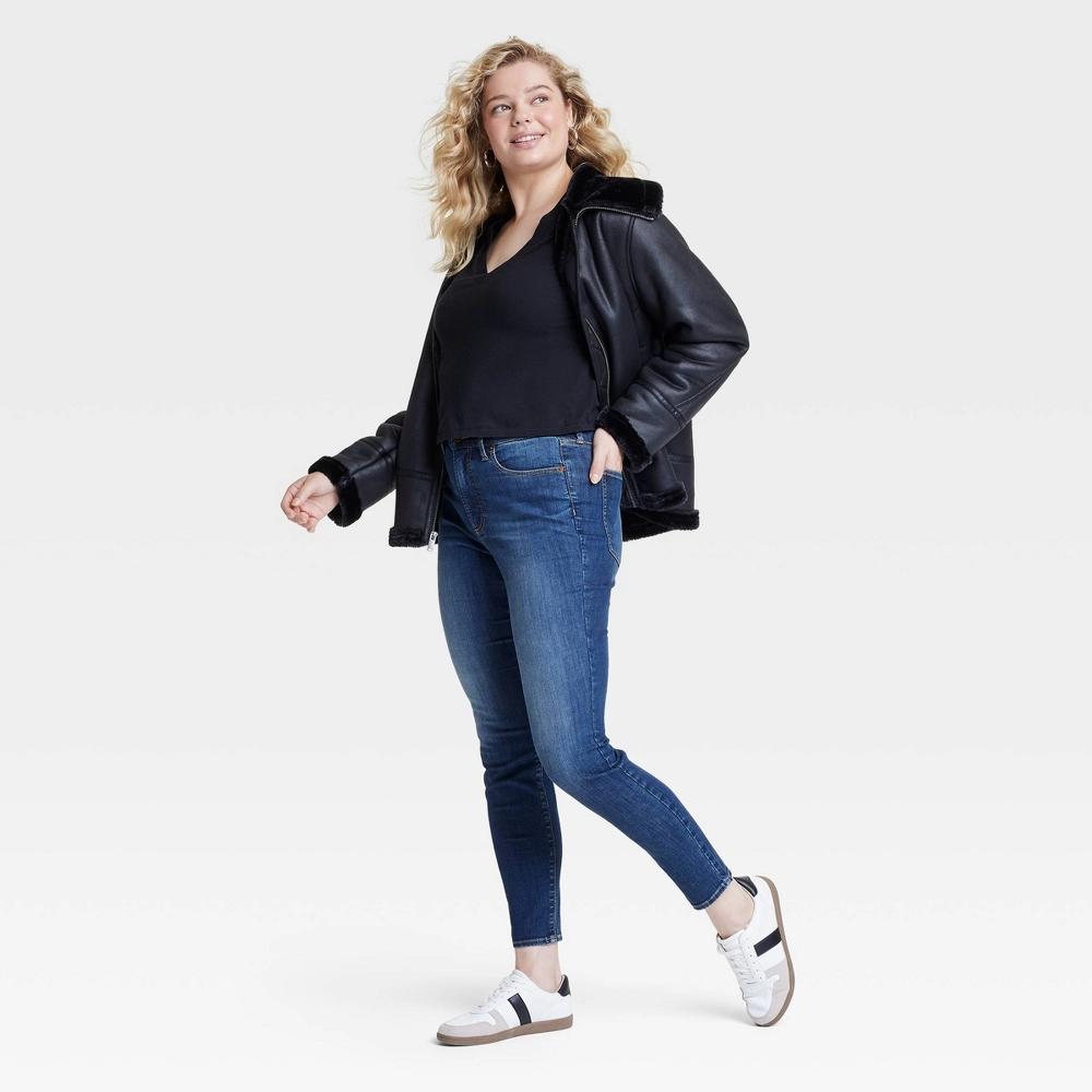 Womens High-Rise Skinny Jeans - Universal Thread Medium Wash 2 Product Image