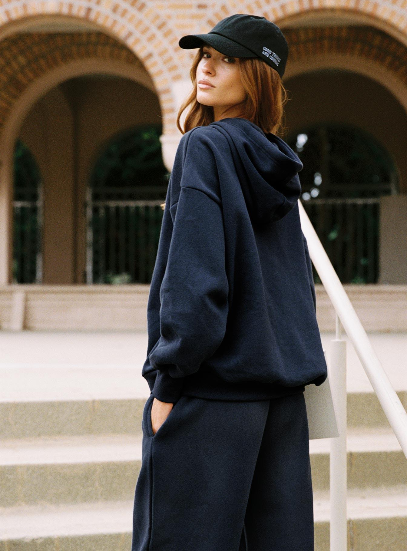 Dream Fleece Classic Hoodie Navy Product Image