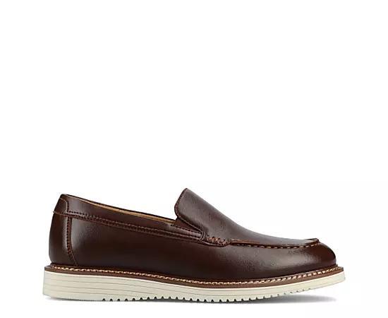 VANCE Oneal Mens Hybrid Casual Flexible Venetian Loafers Brown Product Image