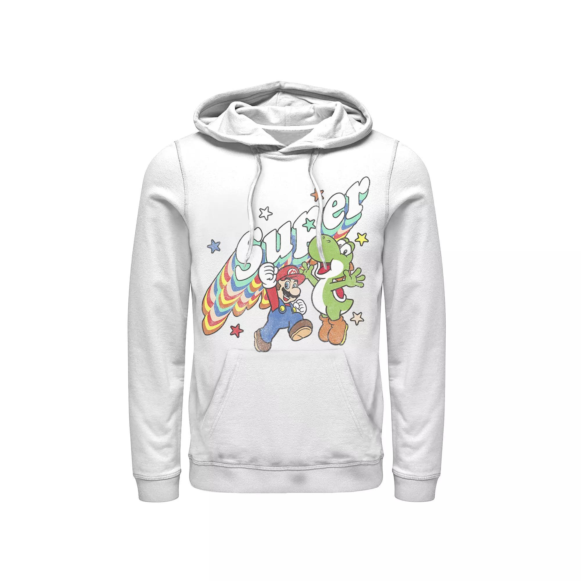 Mens Nintendo Super Mario 3D Star Hoodie Product Image
