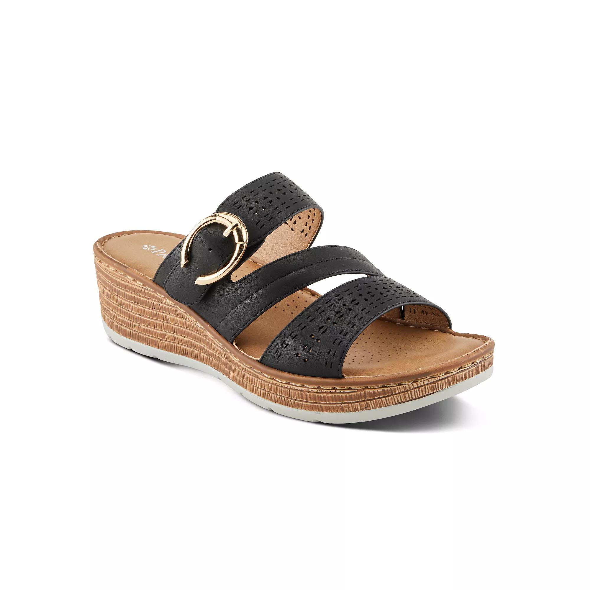 Patrizia Sharonda Women's Wedge Sandals, Size: 40, Black Product Image