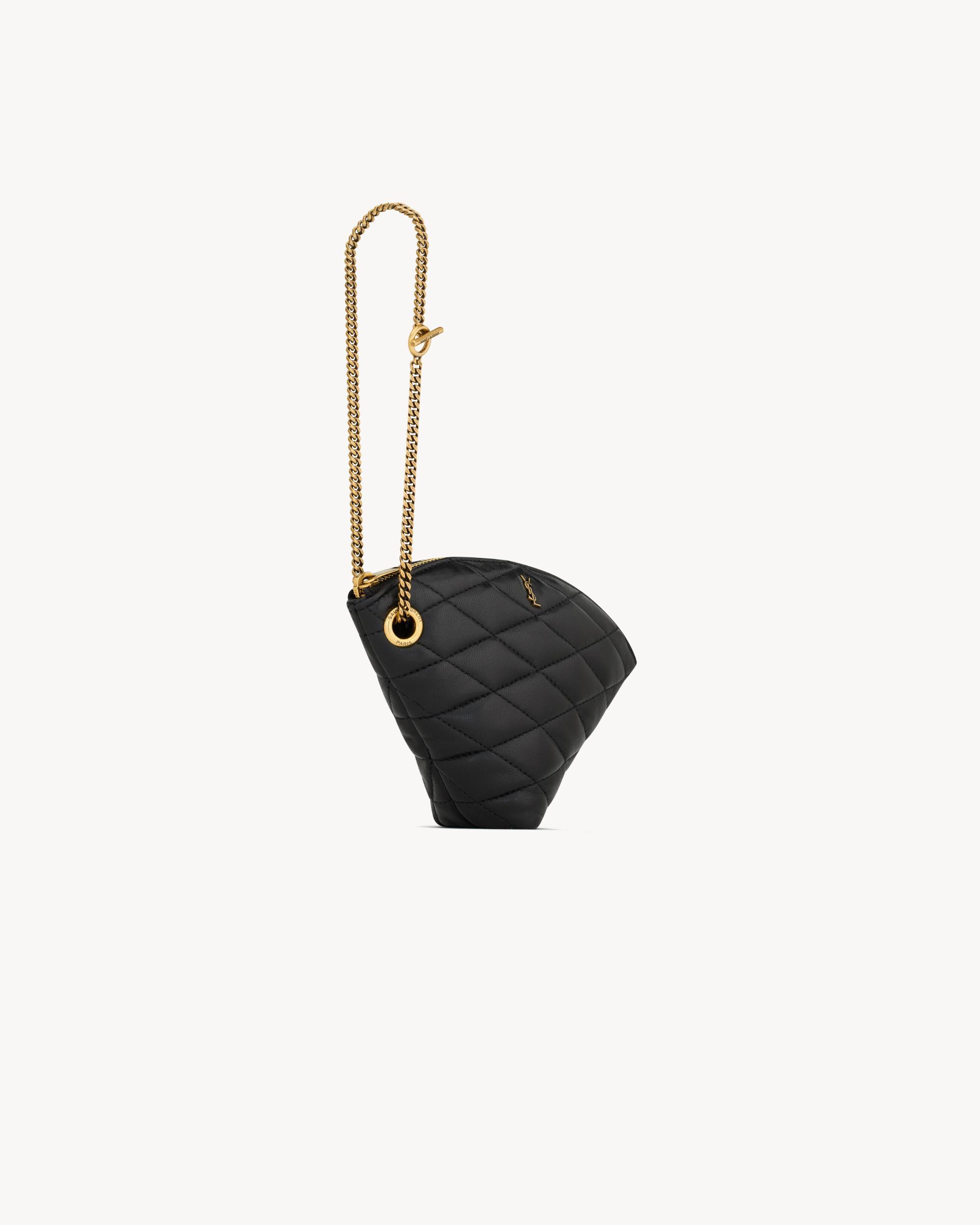 SADE triangle coin purse in lambskin Product Image