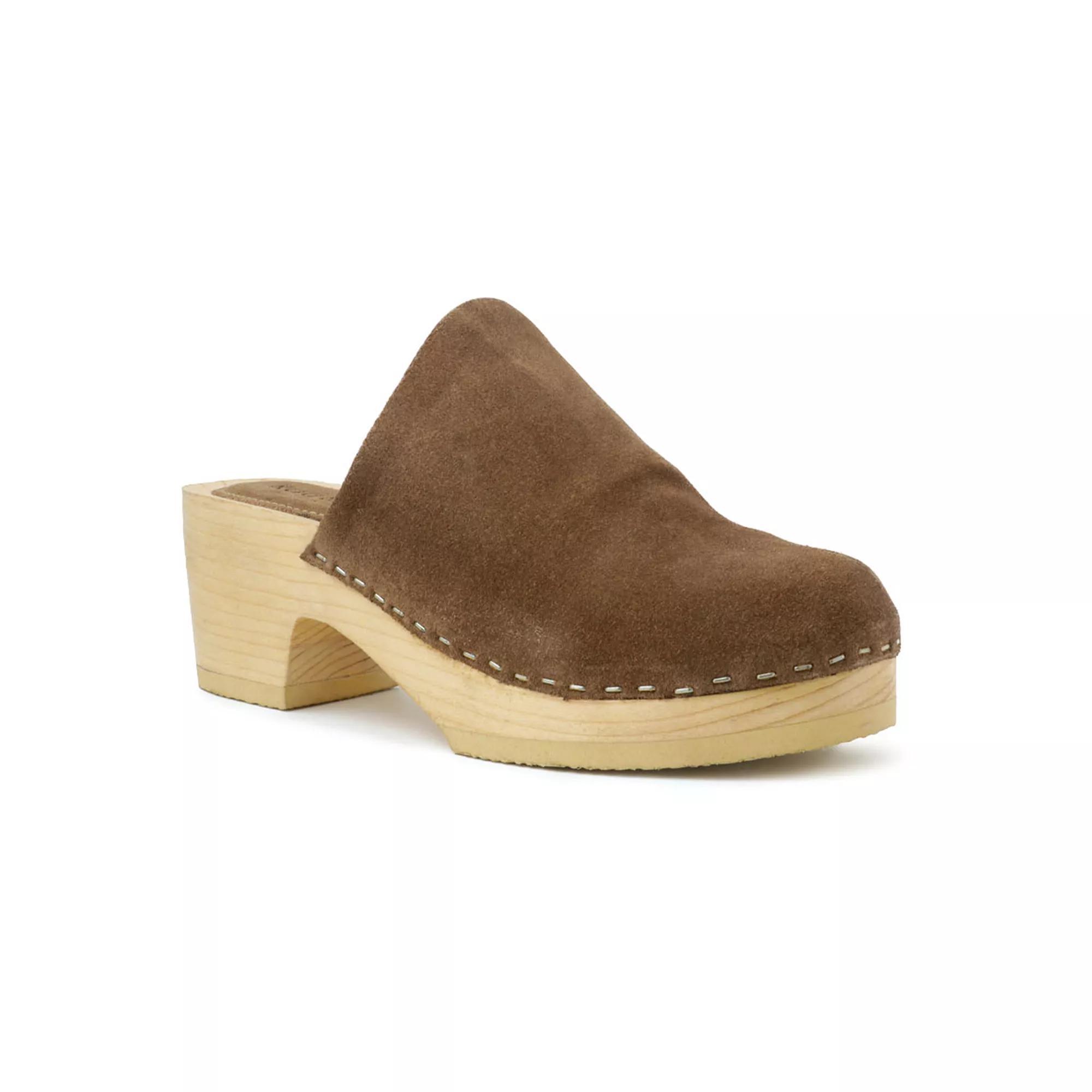 Rag & Co Darcie Women's Leather Clogs, Size: 5, Brown Product Image