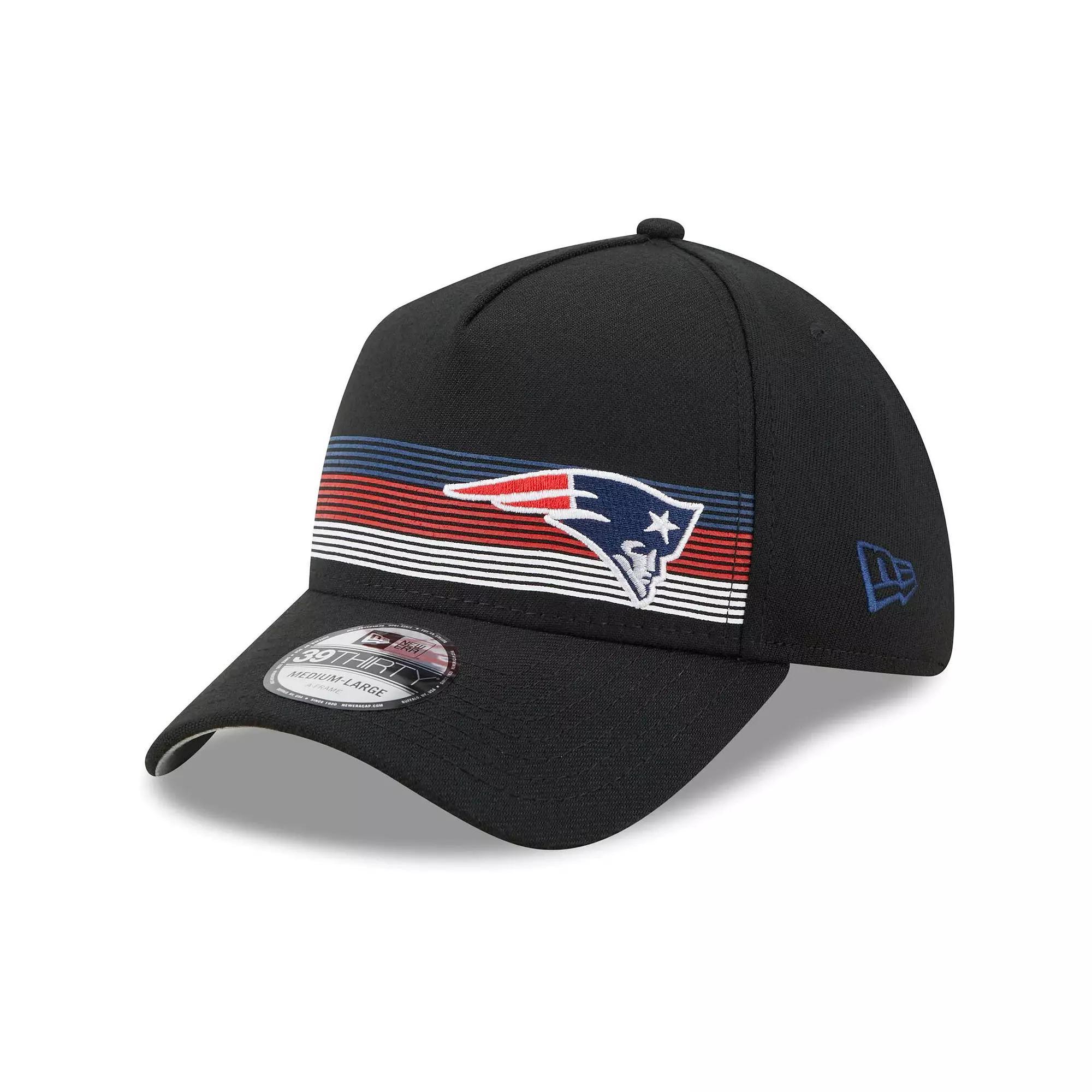 Mens New Era New England Patriots Flawless Stripe 39THIRTY Flex Hat Product Image