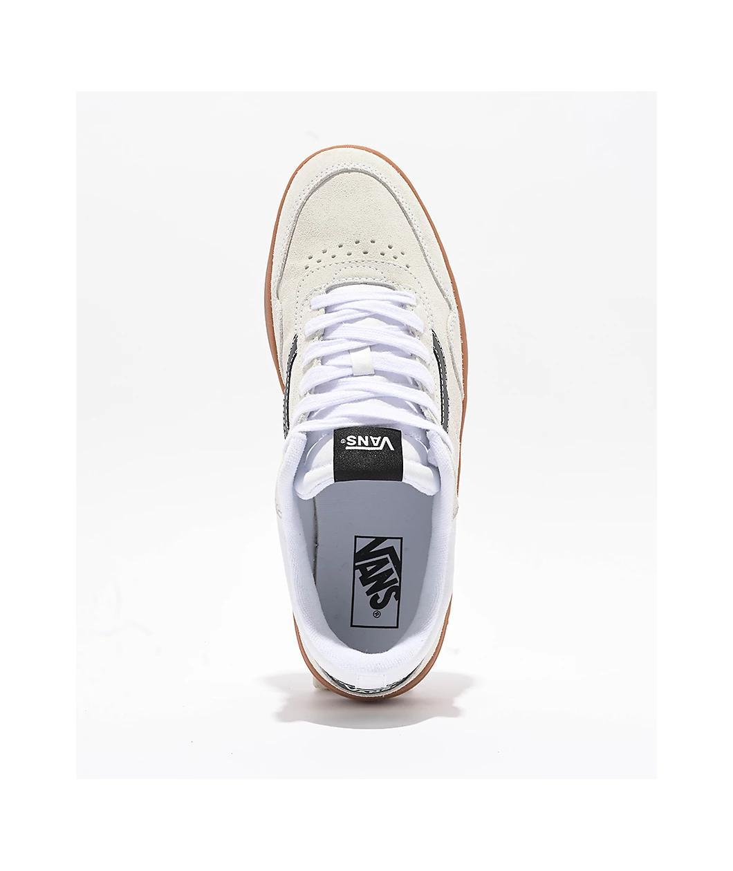 Vans Cruze 3.0 White & Gum Skate Shoes Product Image