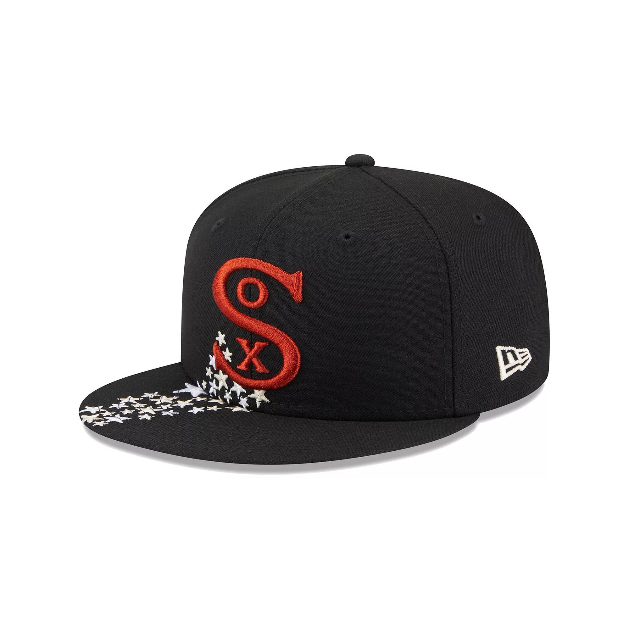 Men's New Era Black Chicago White Sox  Meteor 59FIFTY Fitted Hat, Size: 6 7/8 Product Image