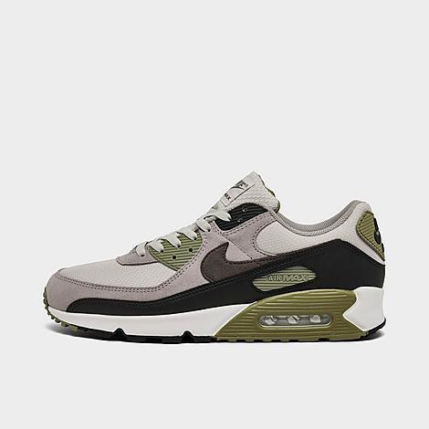 Nike Mens Air Max 90 Casual Shoes in White/Light Smoke Grey/Hyper Royal Product Image