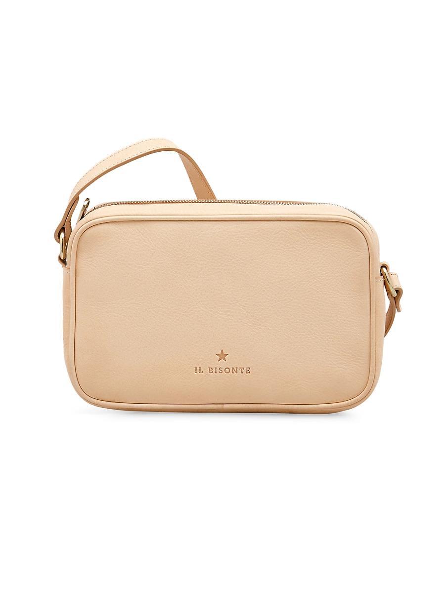 Oliveta Vacchetta Leather Camera Crossbody Bag Product Image