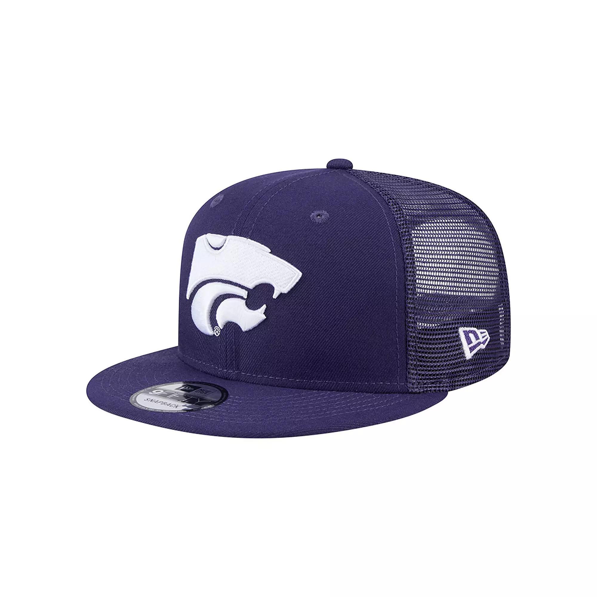 Mens New Era Kansas State Wildcats 9FIFTY Trucker Snapback Hat Product Image