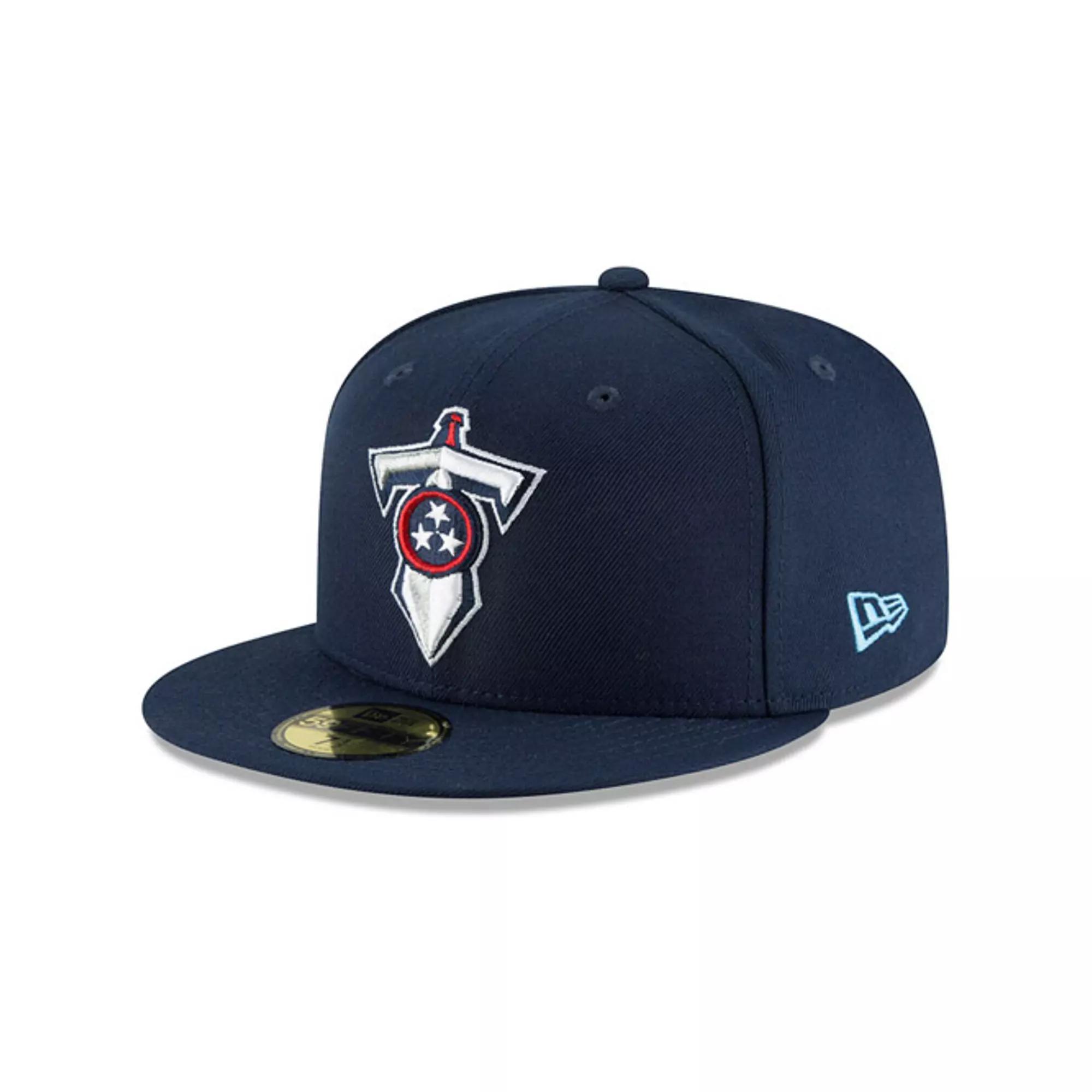 Men's New Era Navy Tennessee Titans Omaha 59FIFTY Fitted Hat, Size: 6 7/8, Blue Product Image