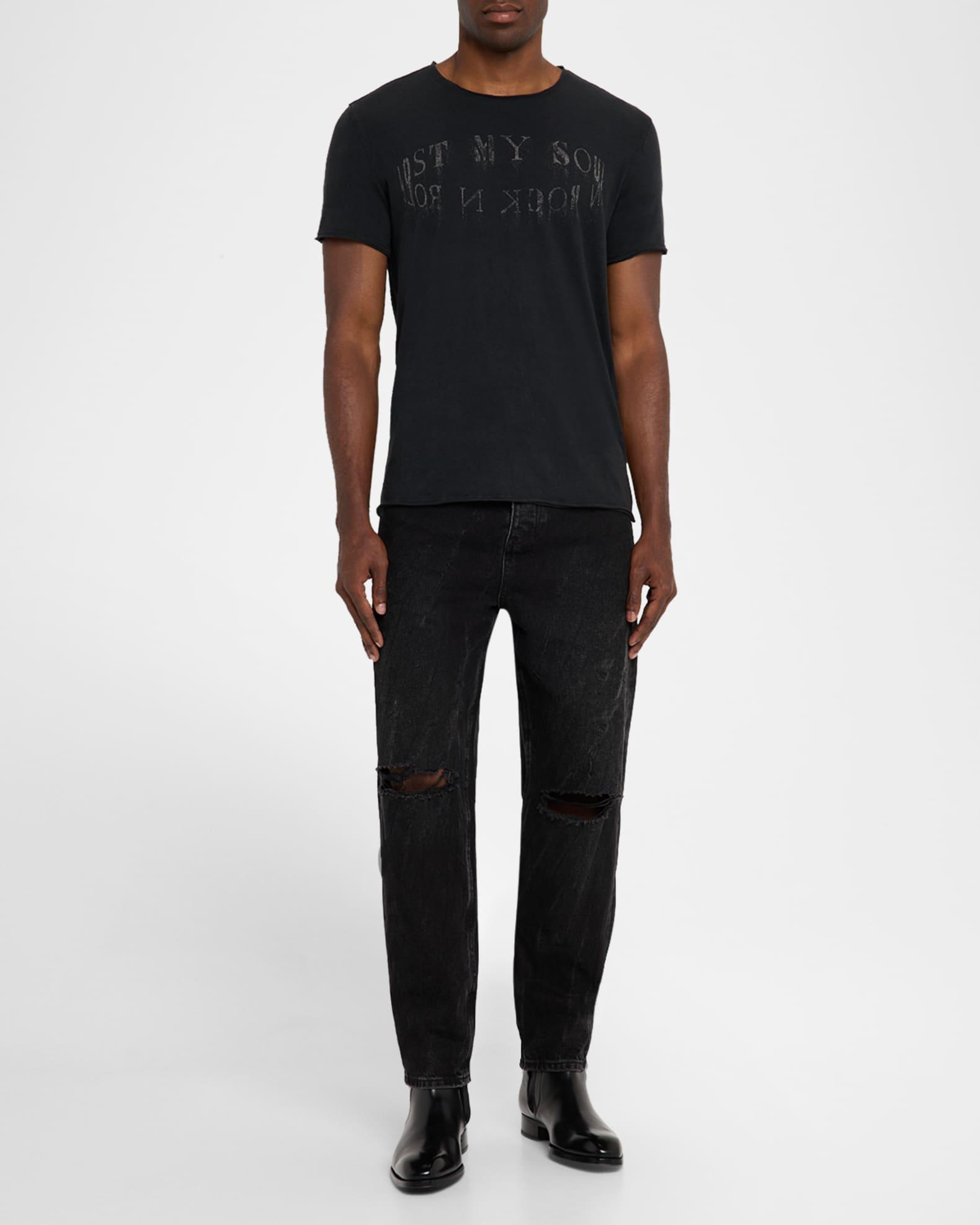Mens Lost My Soul Circle Graphic T-Shirt Product Image