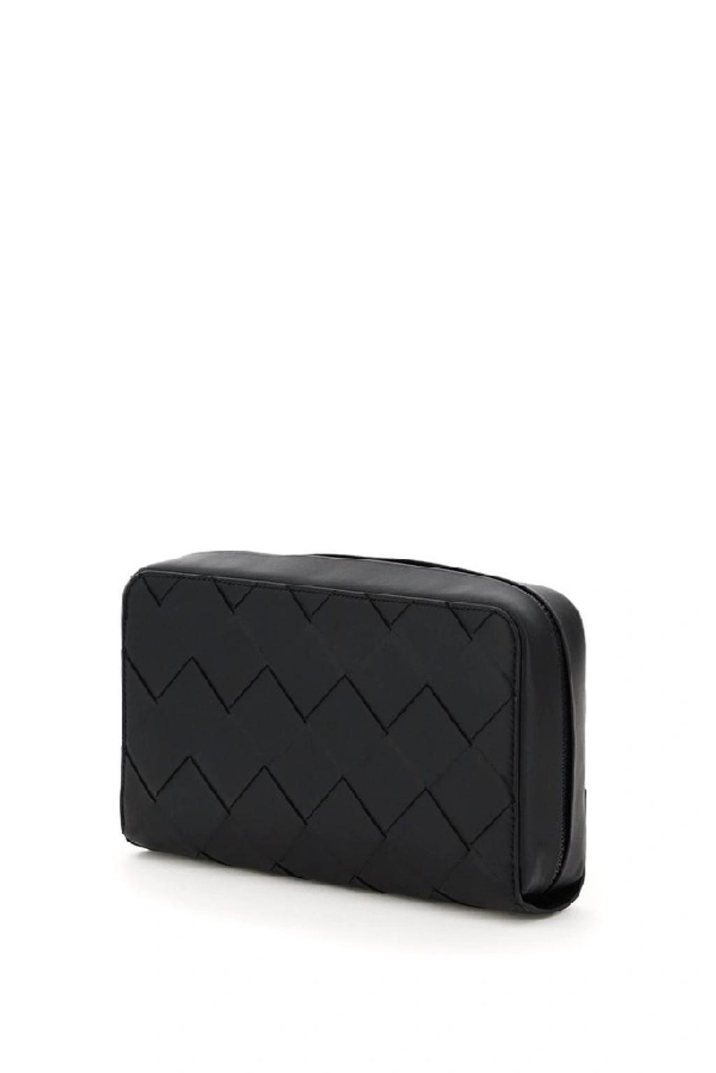 BOTTEGA VENETA Zip Around Wallet In Black Product Image