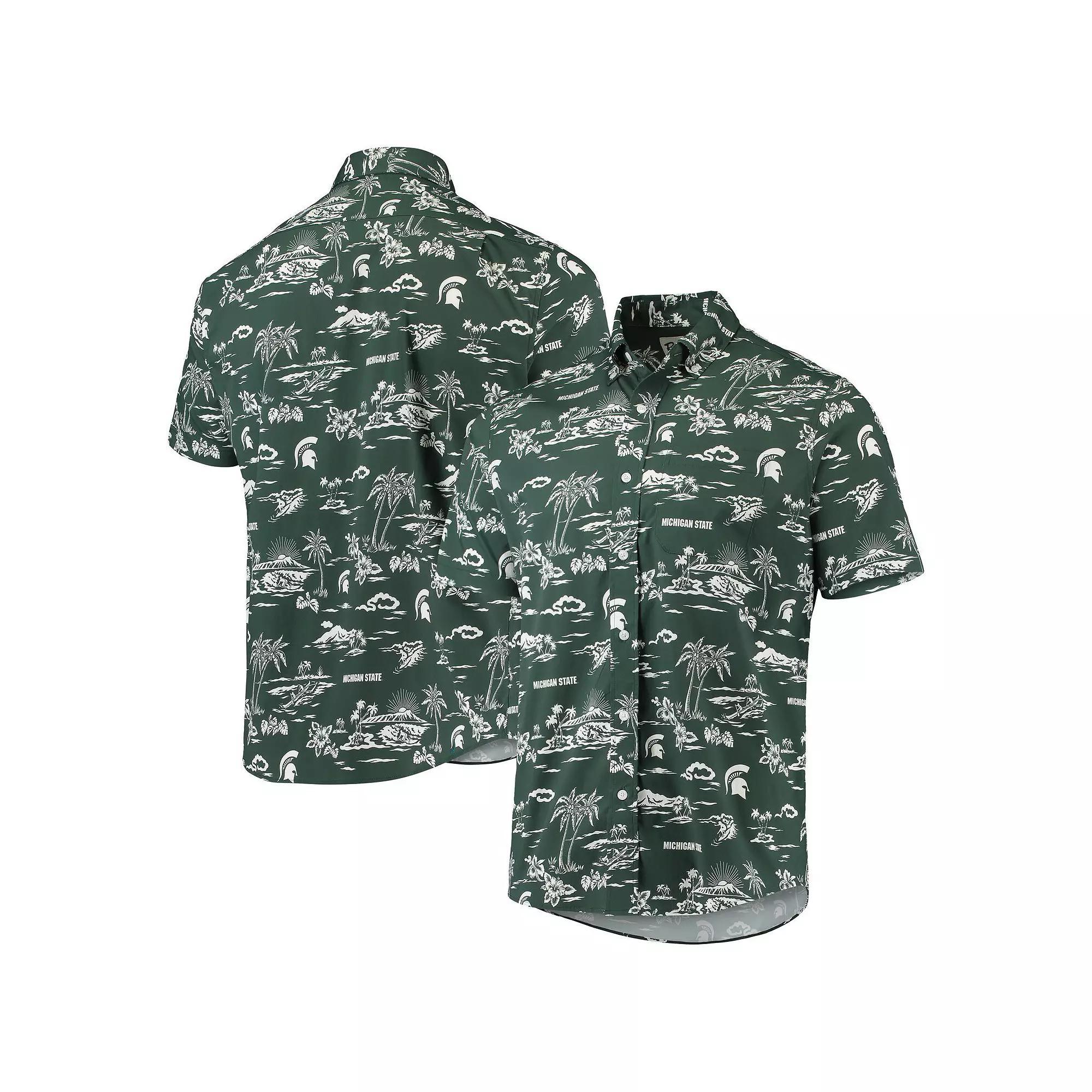 Men's Reyn Spooner Green Michigan State Spartans Classic Button-Down Shirt, Size: XL Product Image