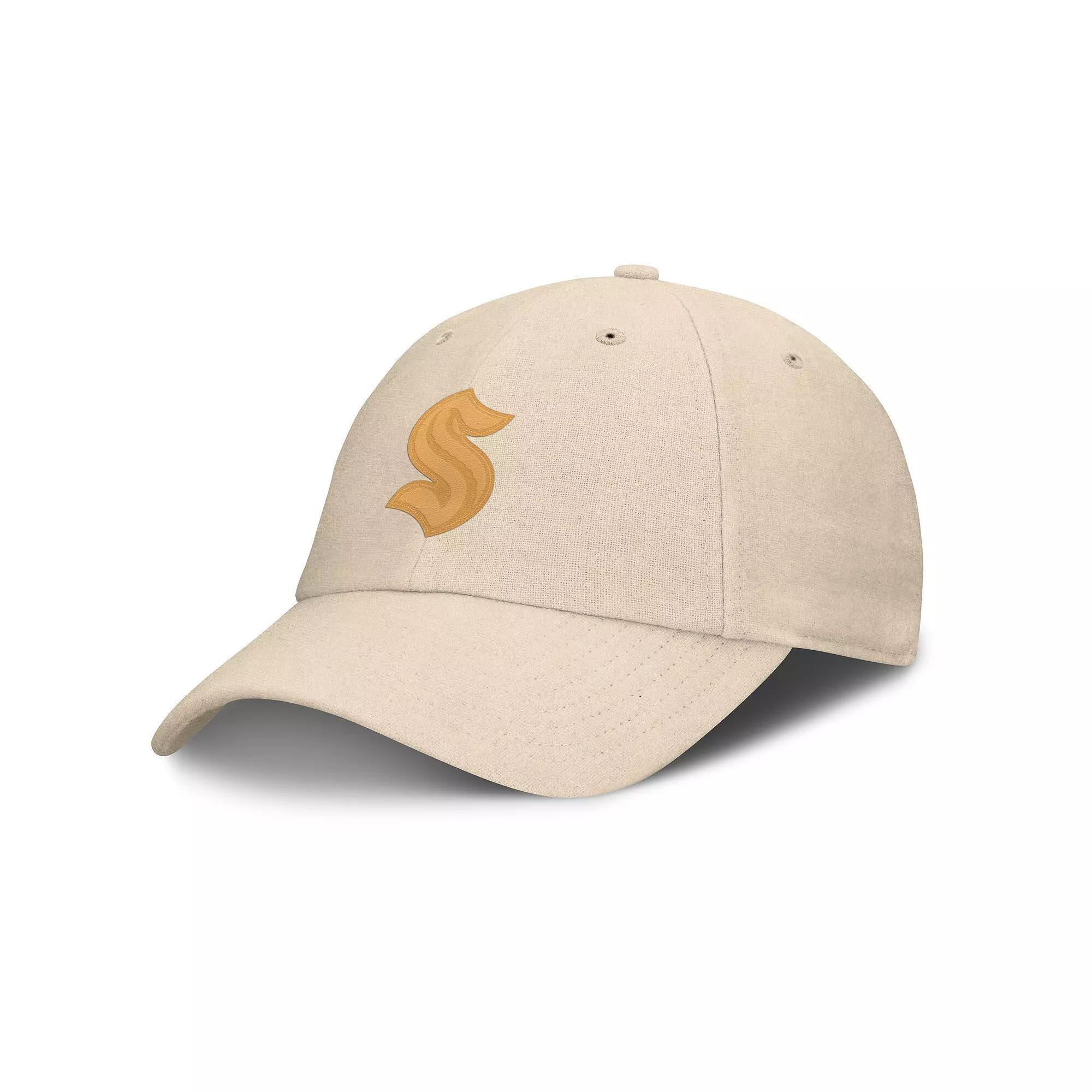 Men's Fanatics Tan Colorado Avalanche Front Office Canvas Adjustable Hat, Team Product Image