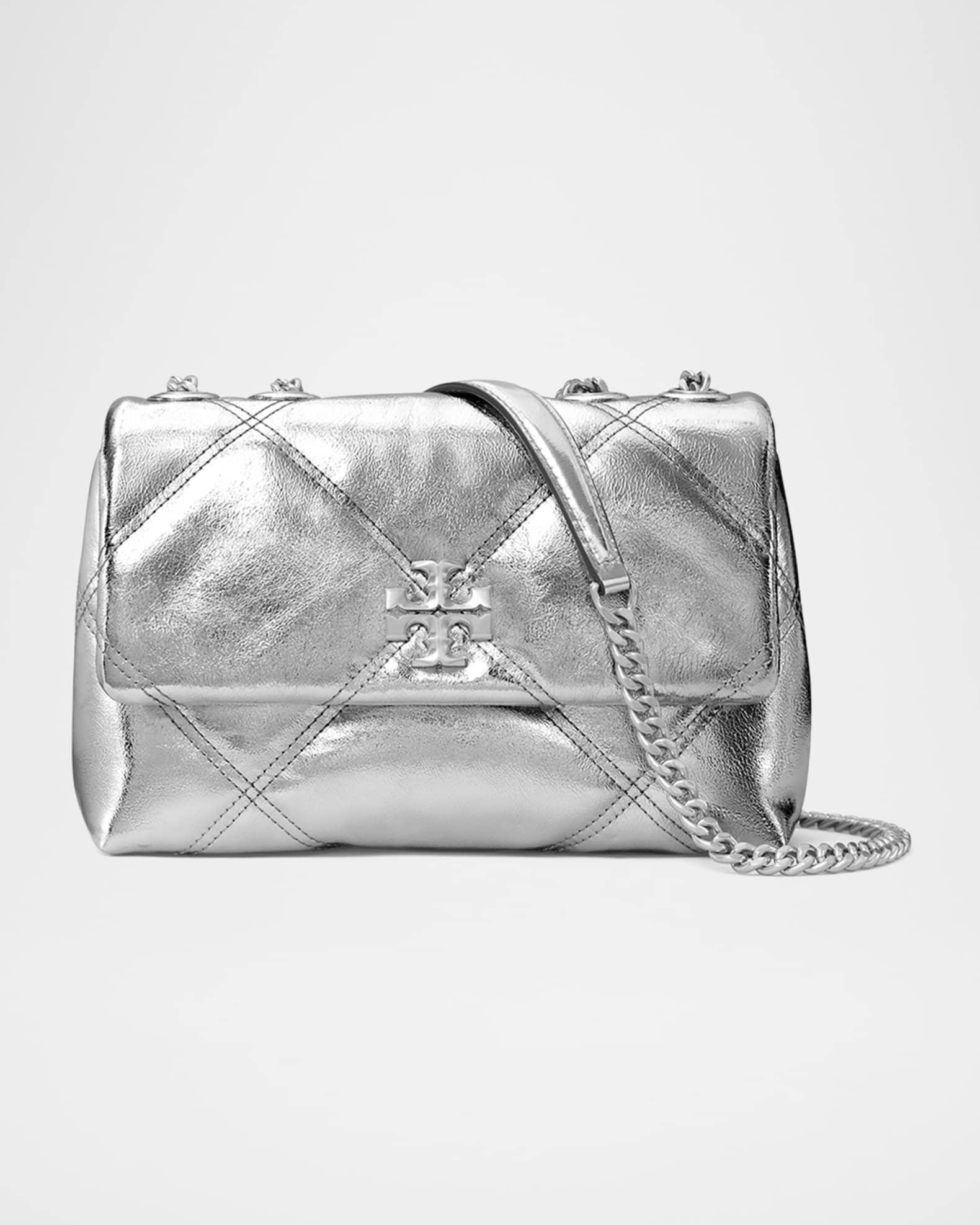 Kira Small Metallic Quilted Leather Convertible Crossbody Bag Product Image