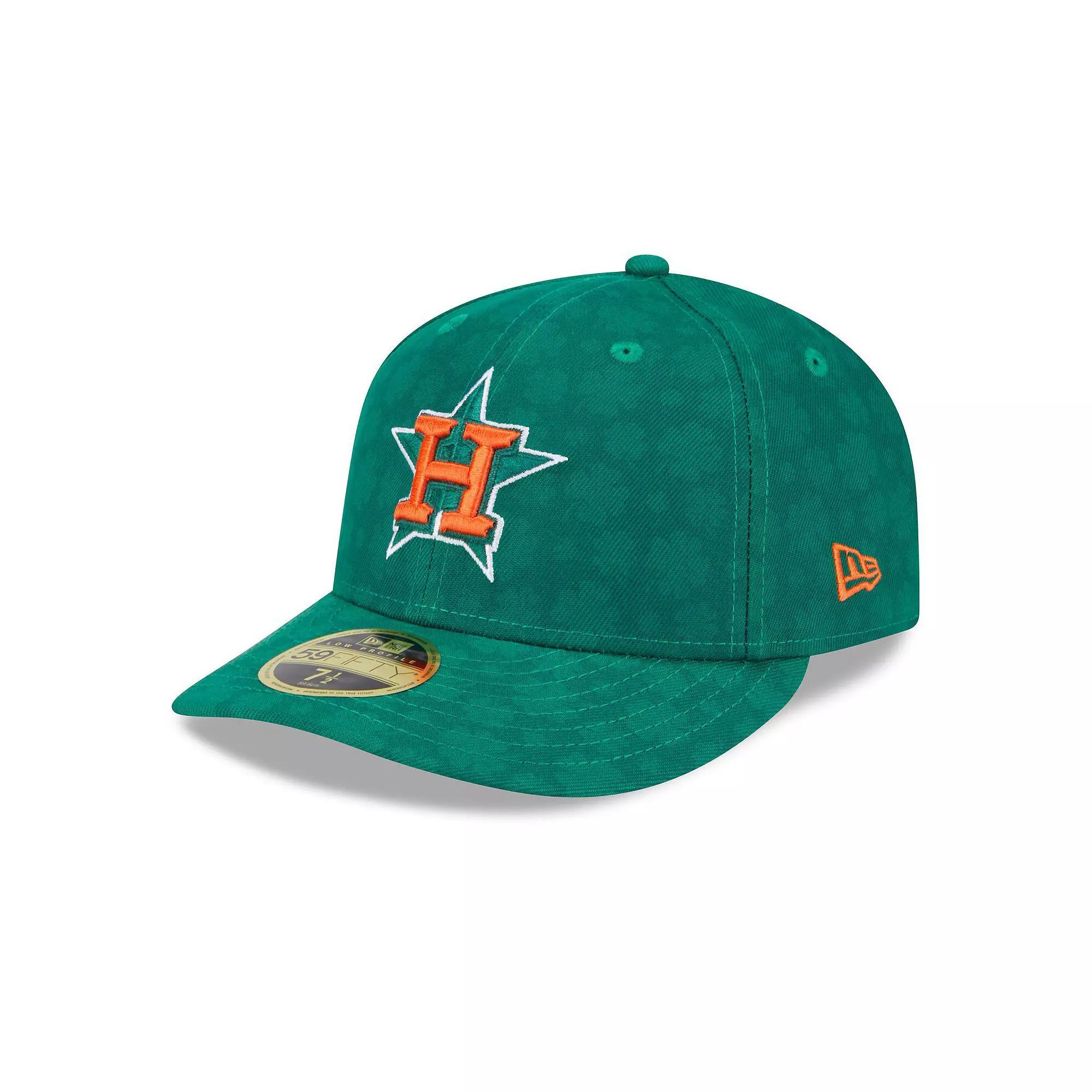Men's New Era Kelly Green Houston Astros St. Patrick's Day Low Profile 59FIFTY Fitted Hat, Size: 6 7/8 Product Image